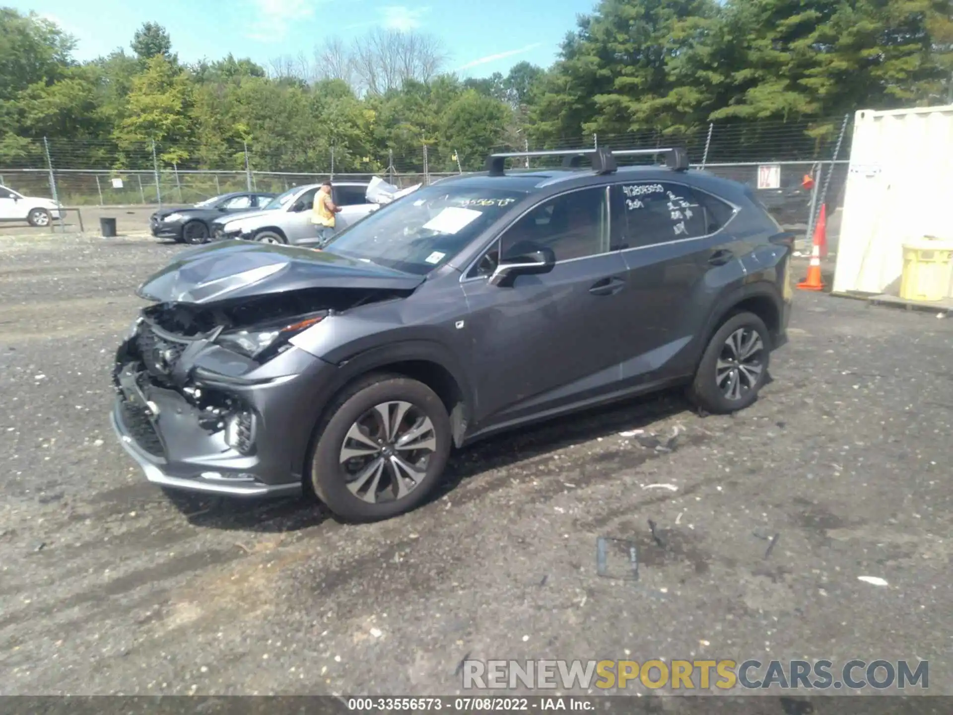 2 Photograph of a damaged car JTJSARDZ6M2256590 LEXUS NX 2021