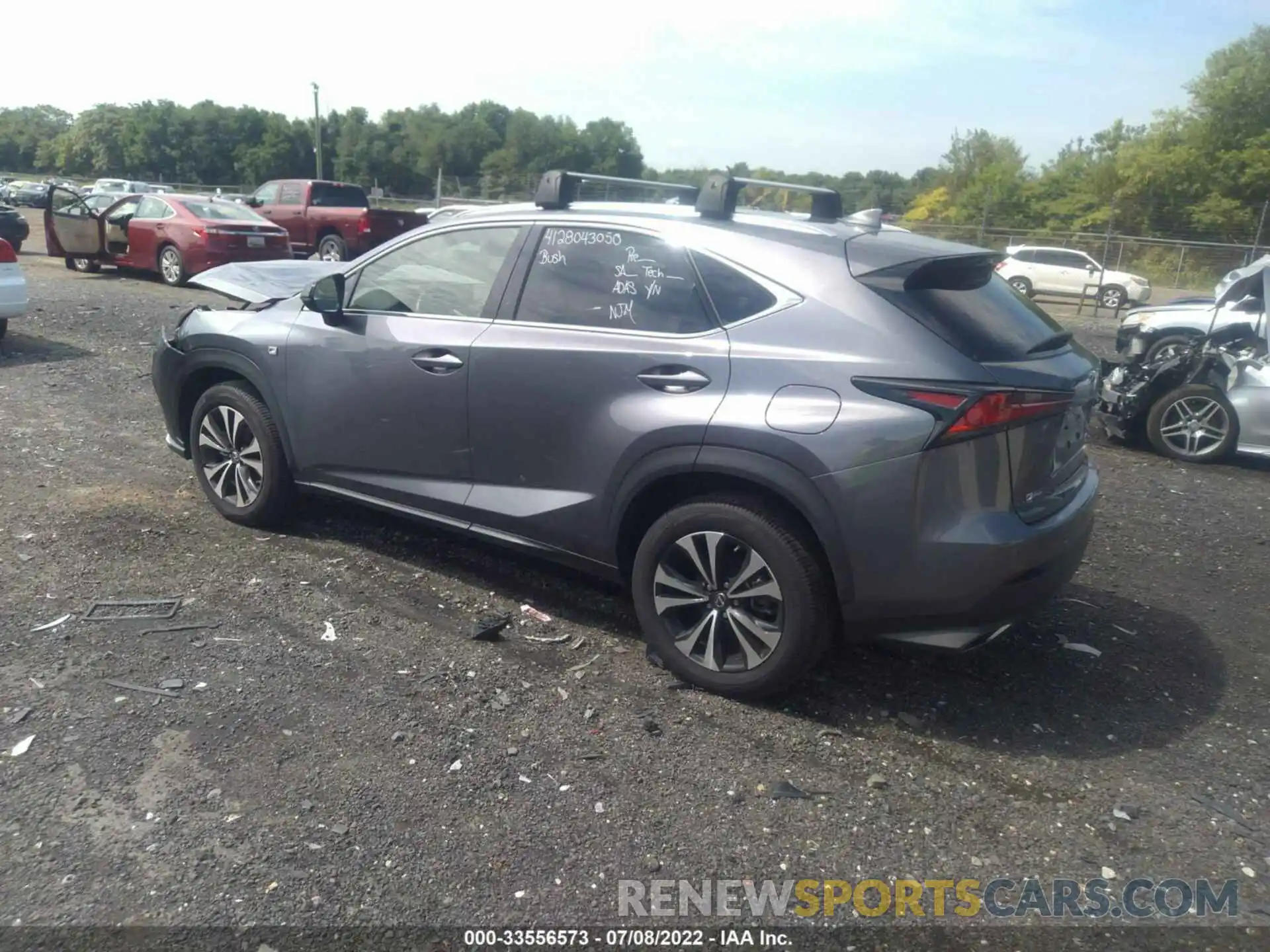 3 Photograph of a damaged car JTJSARDZ6M2256590 LEXUS NX 2021