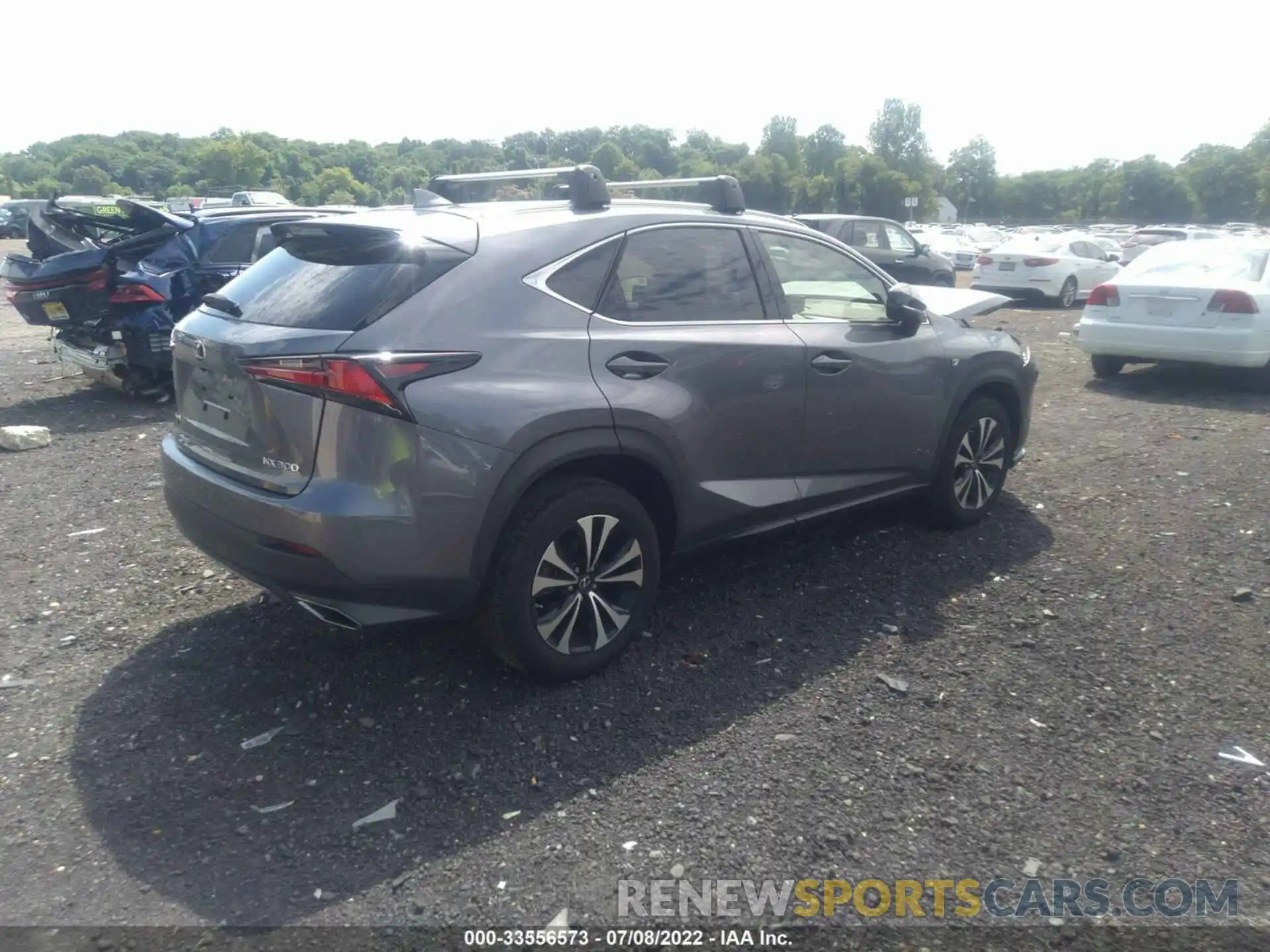 4 Photograph of a damaged car JTJSARDZ6M2256590 LEXUS NX 2021