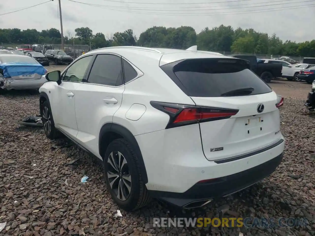 3 Фотография поврежденного автомобиля JTJSARDZ6M2263278 LEXUS NX 2021