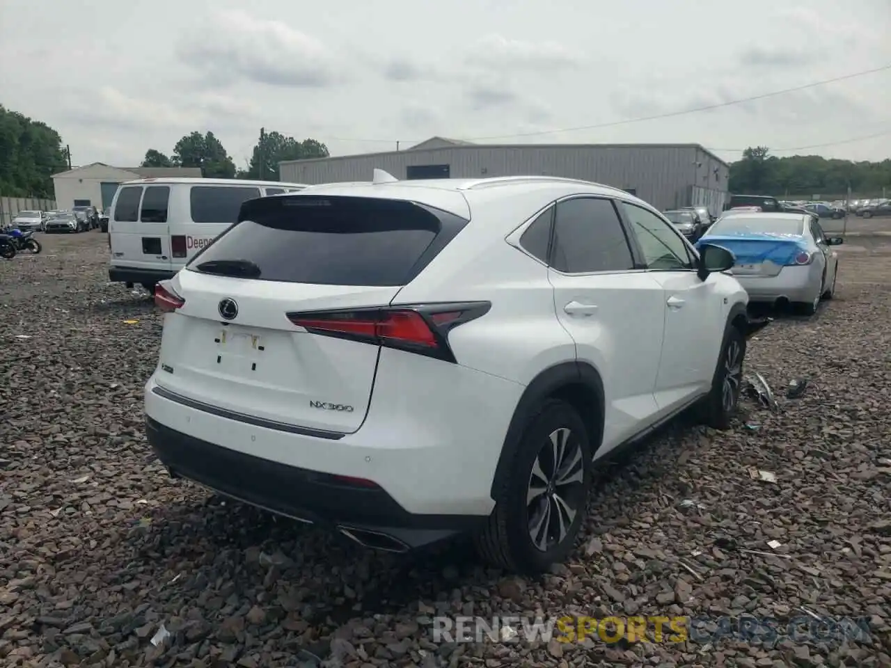 4 Фотография поврежденного автомобиля JTJSARDZ6M2263278 LEXUS NX 2021