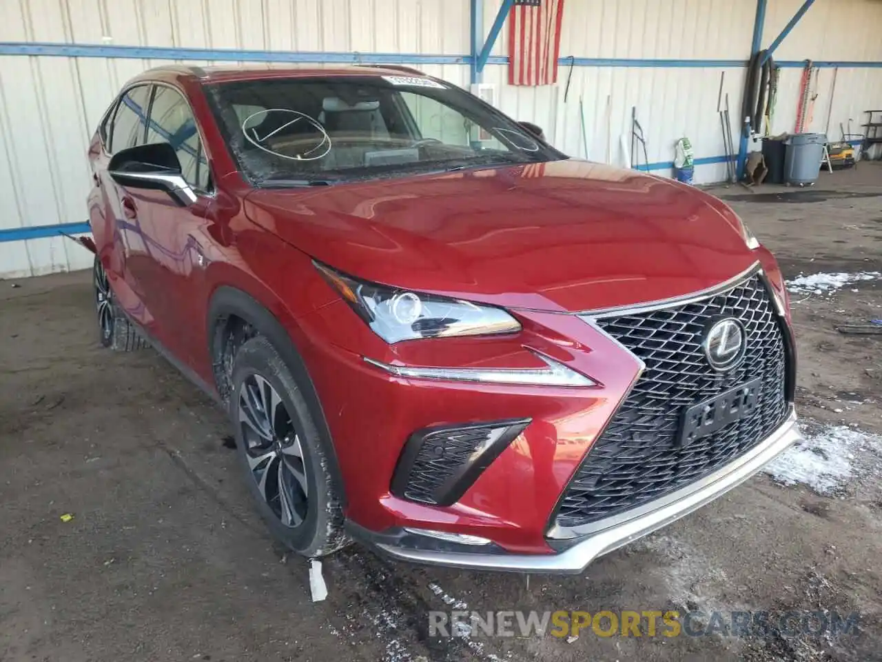 1 Photograph of a damaged car JTJSARDZ6M5020391 LEXUS NX 2021