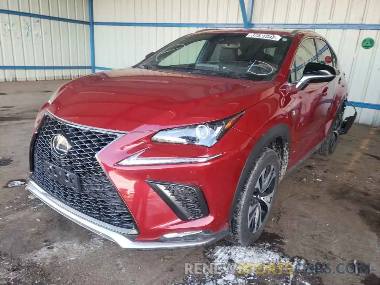 2 Фотография поврежденного автомобиля JTJSARDZ6M5020391 LEXUS NX 2021