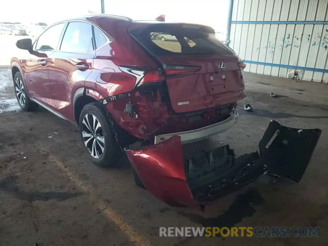 3 Photograph of a damaged car JTJSARDZ6M5020391 LEXUS NX 2021