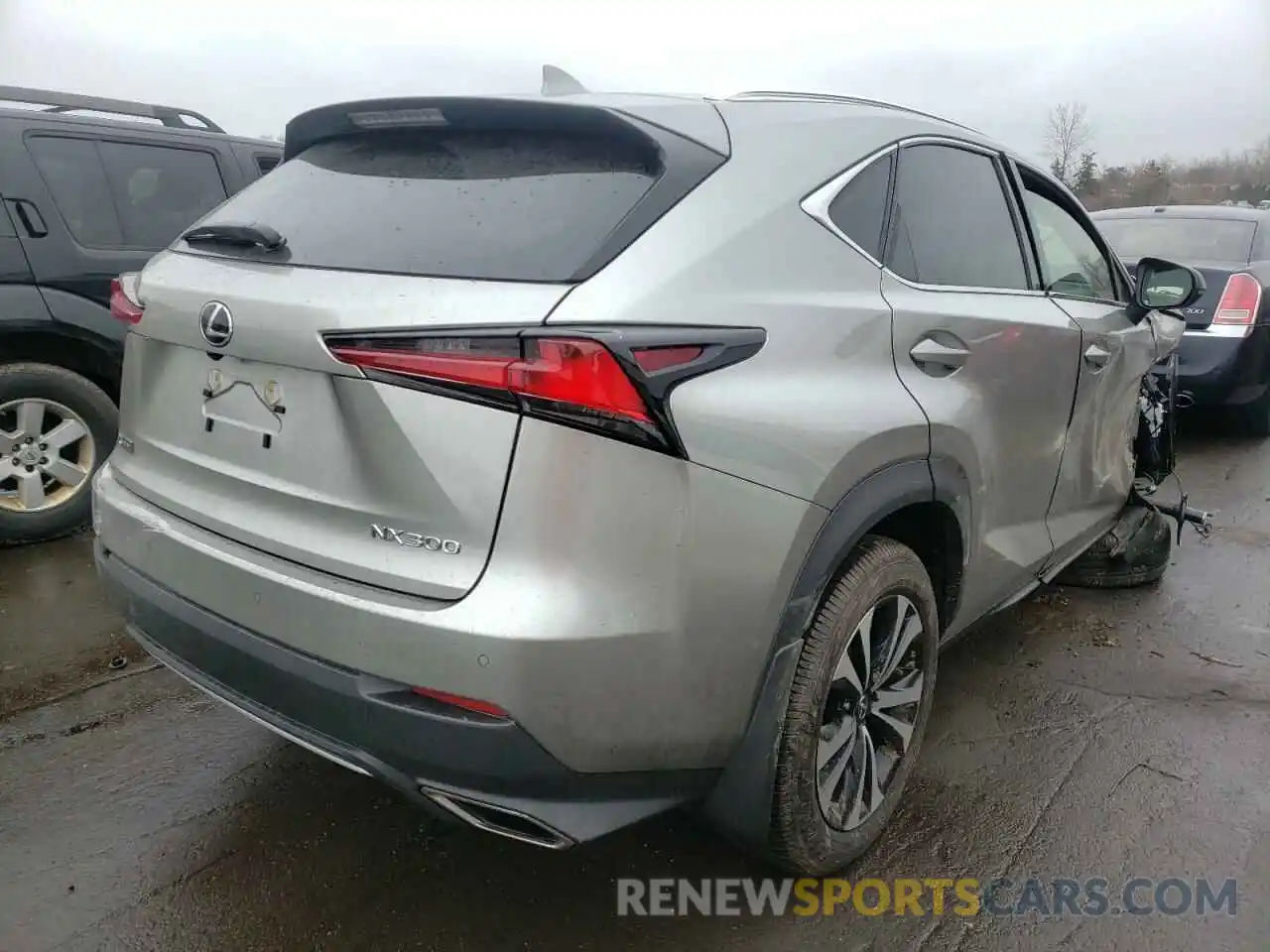 4 Фотография поврежденного автомобиля JTJSARDZ7M2254587 LEXUS NX 2021