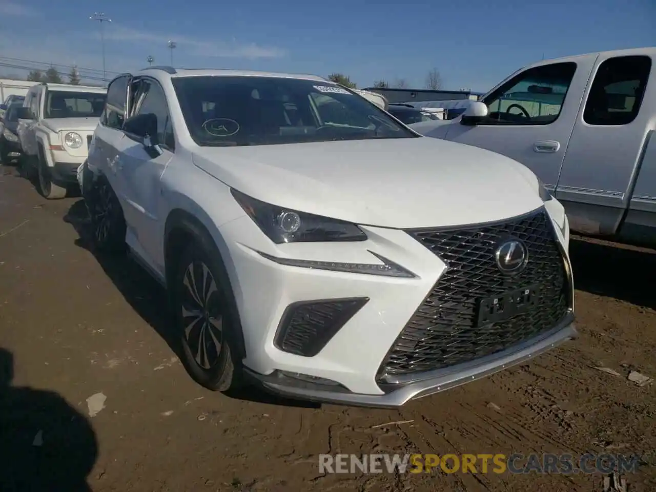 1 Photograph of a damaged car JTJSARDZ7M2255576 LEXUS NX 2021