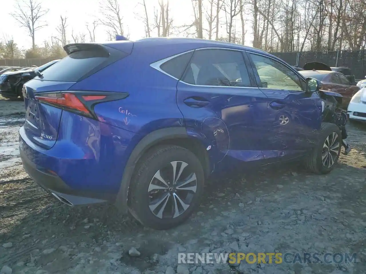 3 Photograph of a damaged car JTJSARDZ7M2258221 LEXUS NX 2021