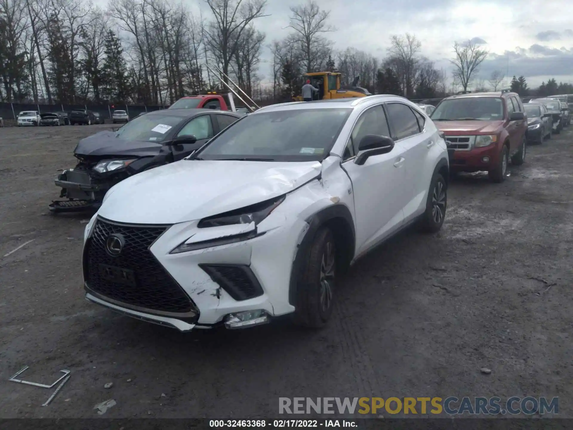 2 Фотография поврежденного автомобиля JTJSARDZ8M5021784 LEXUS NX 2021