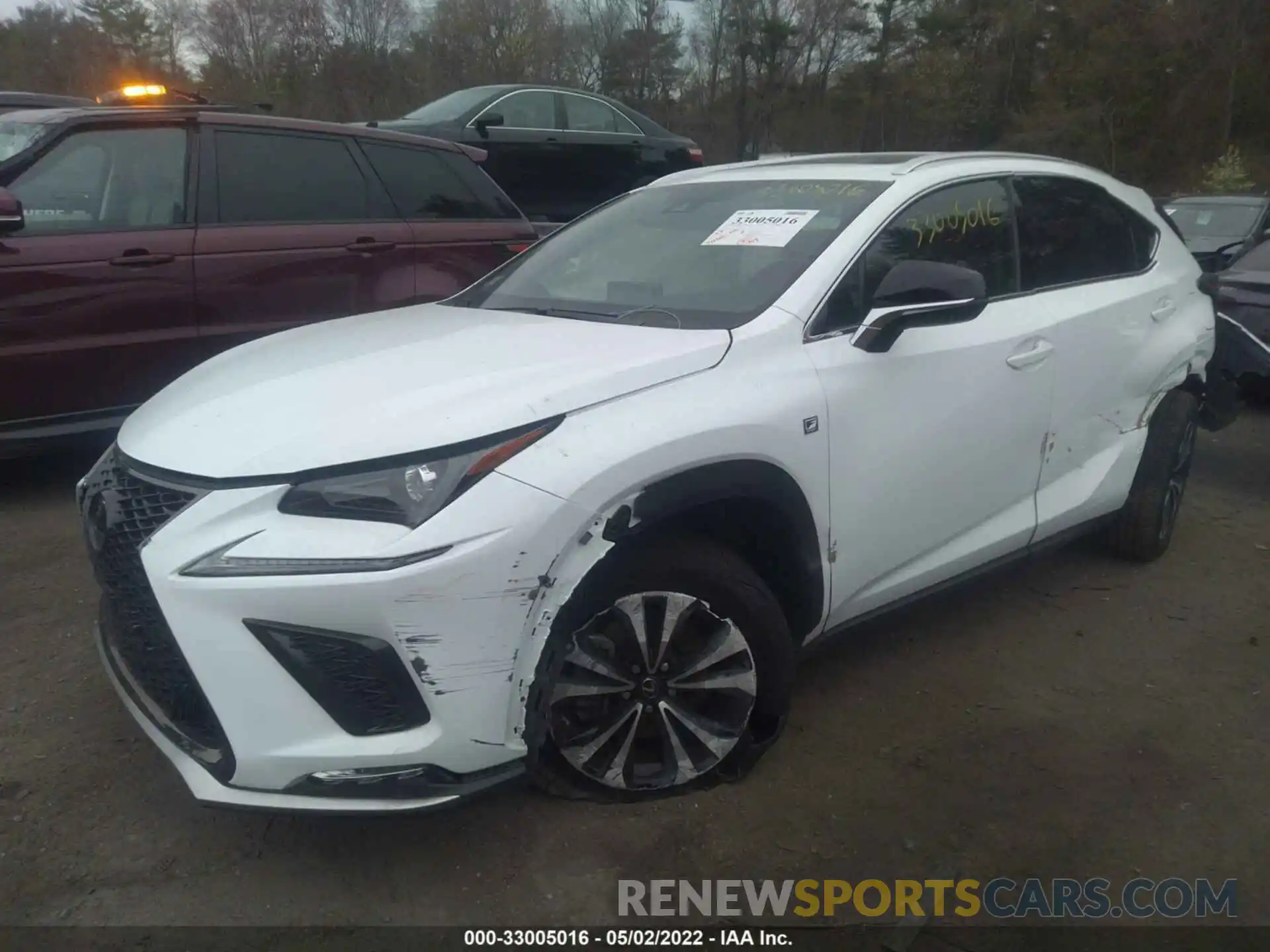 2 Фотография поврежденного автомобиля JTJSARDZ9M2239170 LEXUS NX 2021