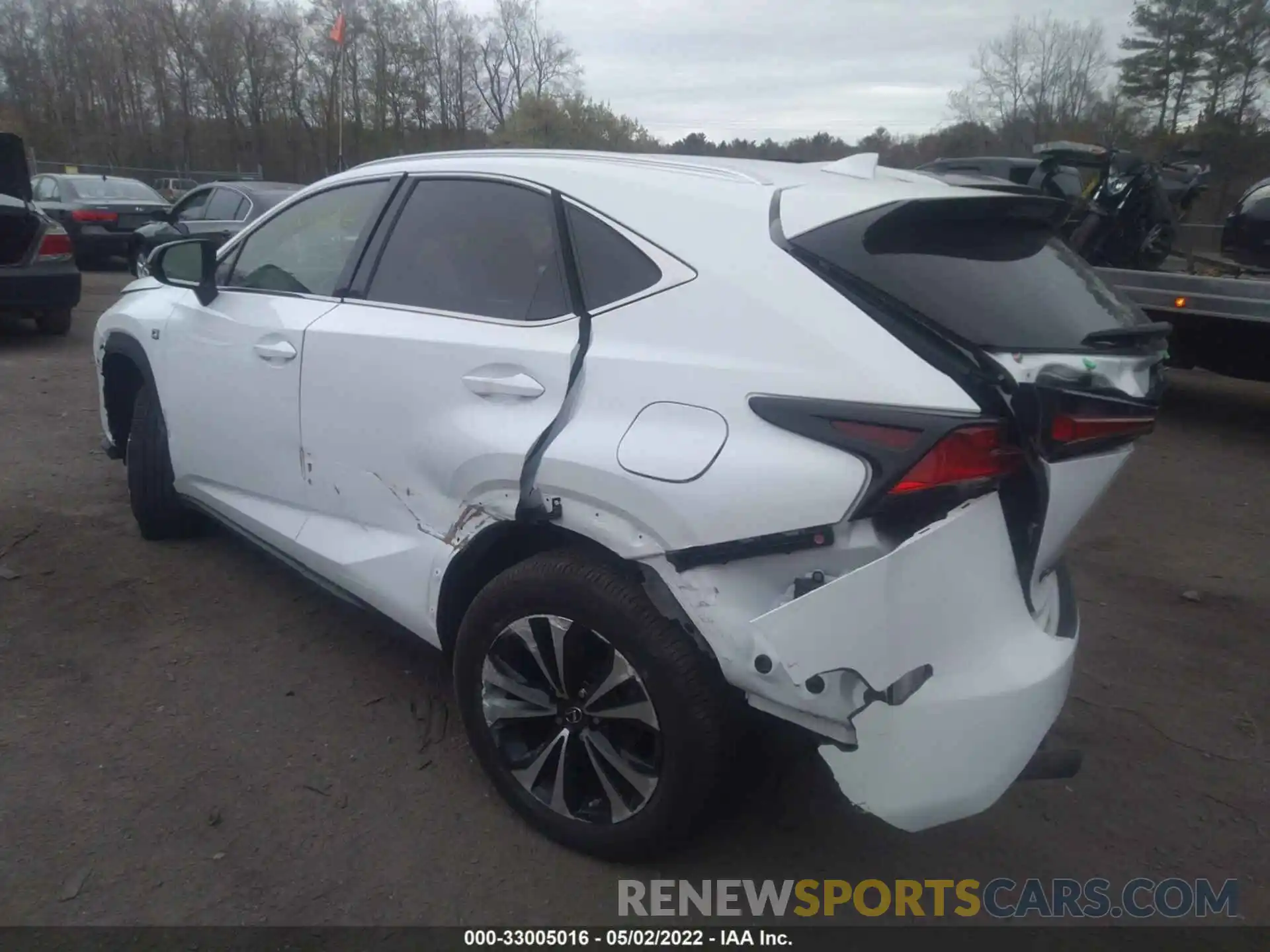 3 Фотография поврежденного автомобиля JTJSARDZ9M2239170 LEXUS NX 2021