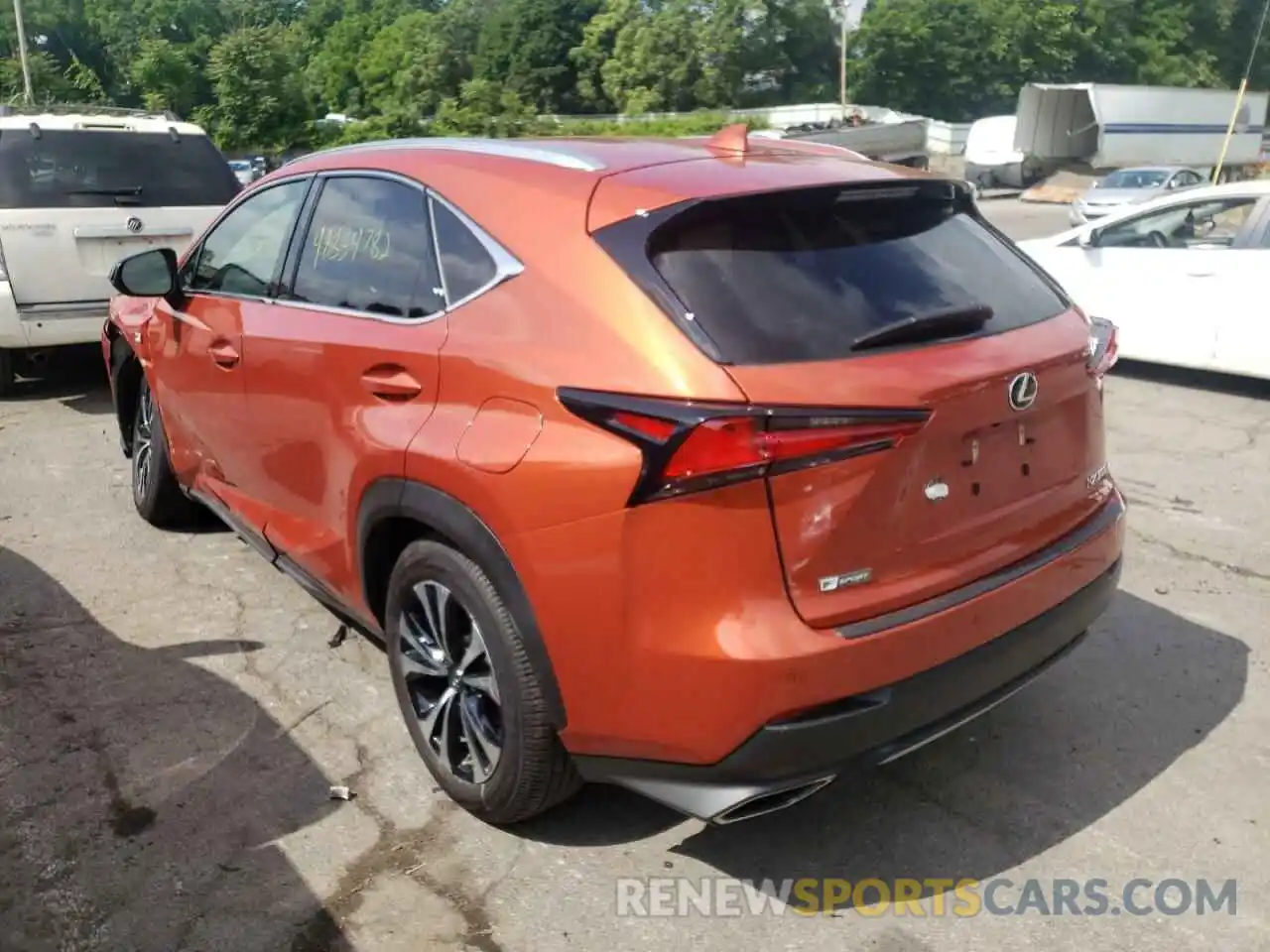 3 Фотография поврежденного автомобиля JTJSARDZ9M2244188 LEXUS NX 2021