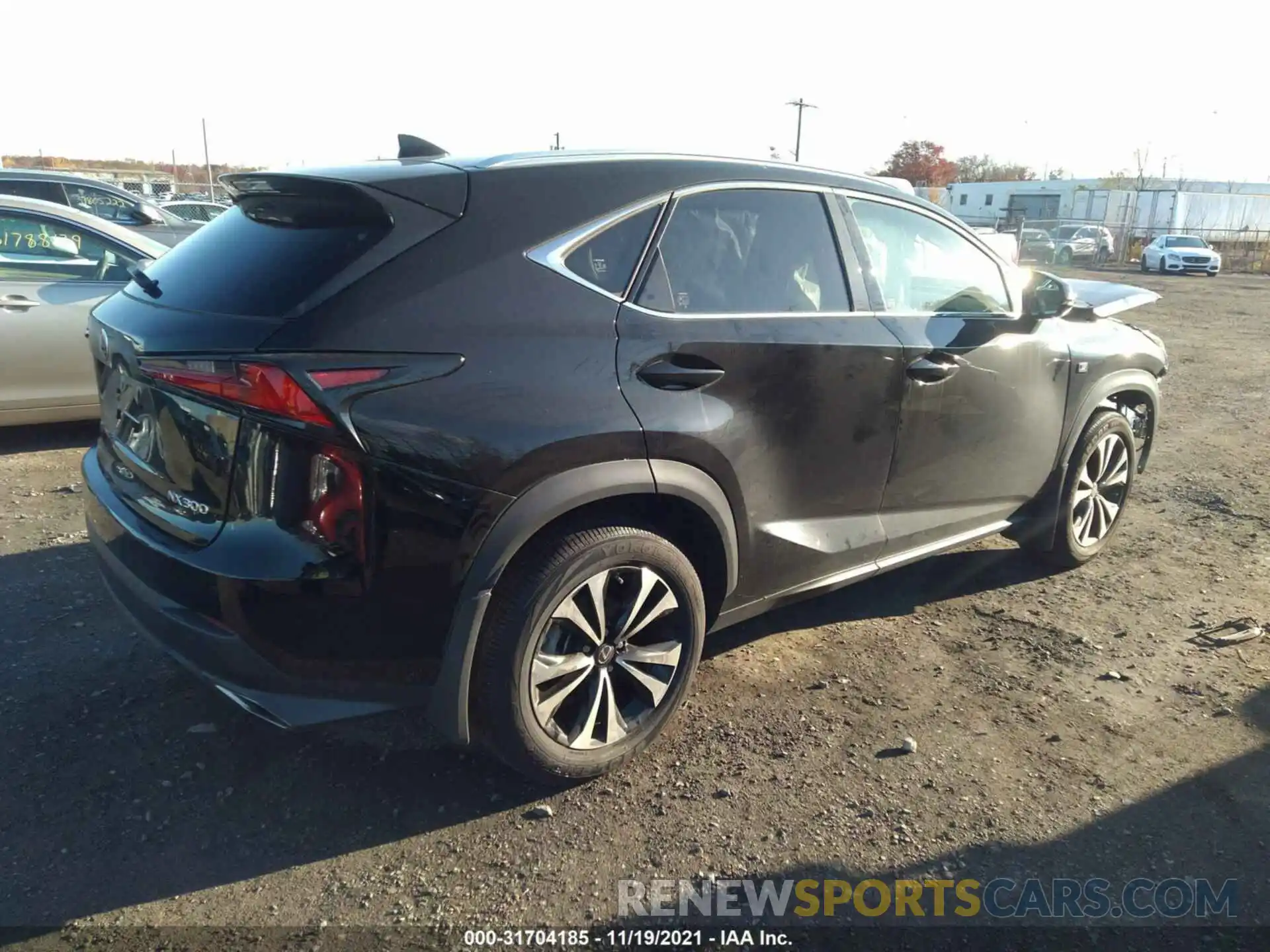 4 Фотография поврежденного автомобиля JTJSARDZ9M2249696 LEXUS NX 2021