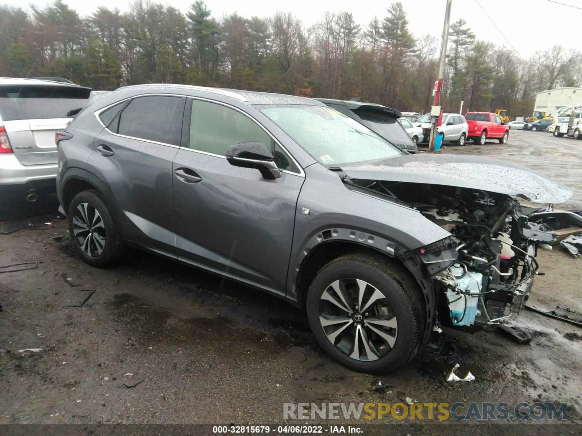 1 Photograph of a damaged car JTJSARDZ9M2254977 LEXUS NX 2021