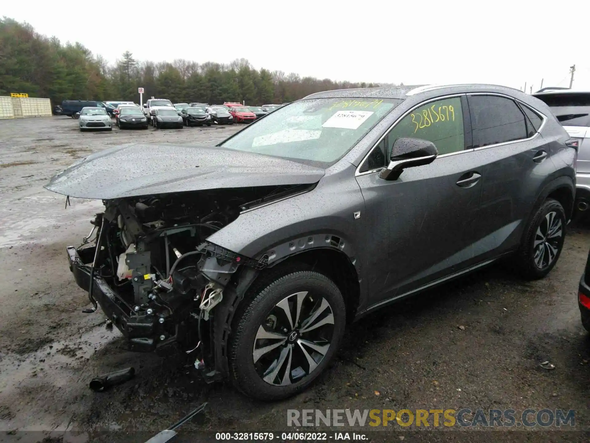 2 Photograph of a damaged car JTJSARDZ9M2254977 LEXUS NX 2021