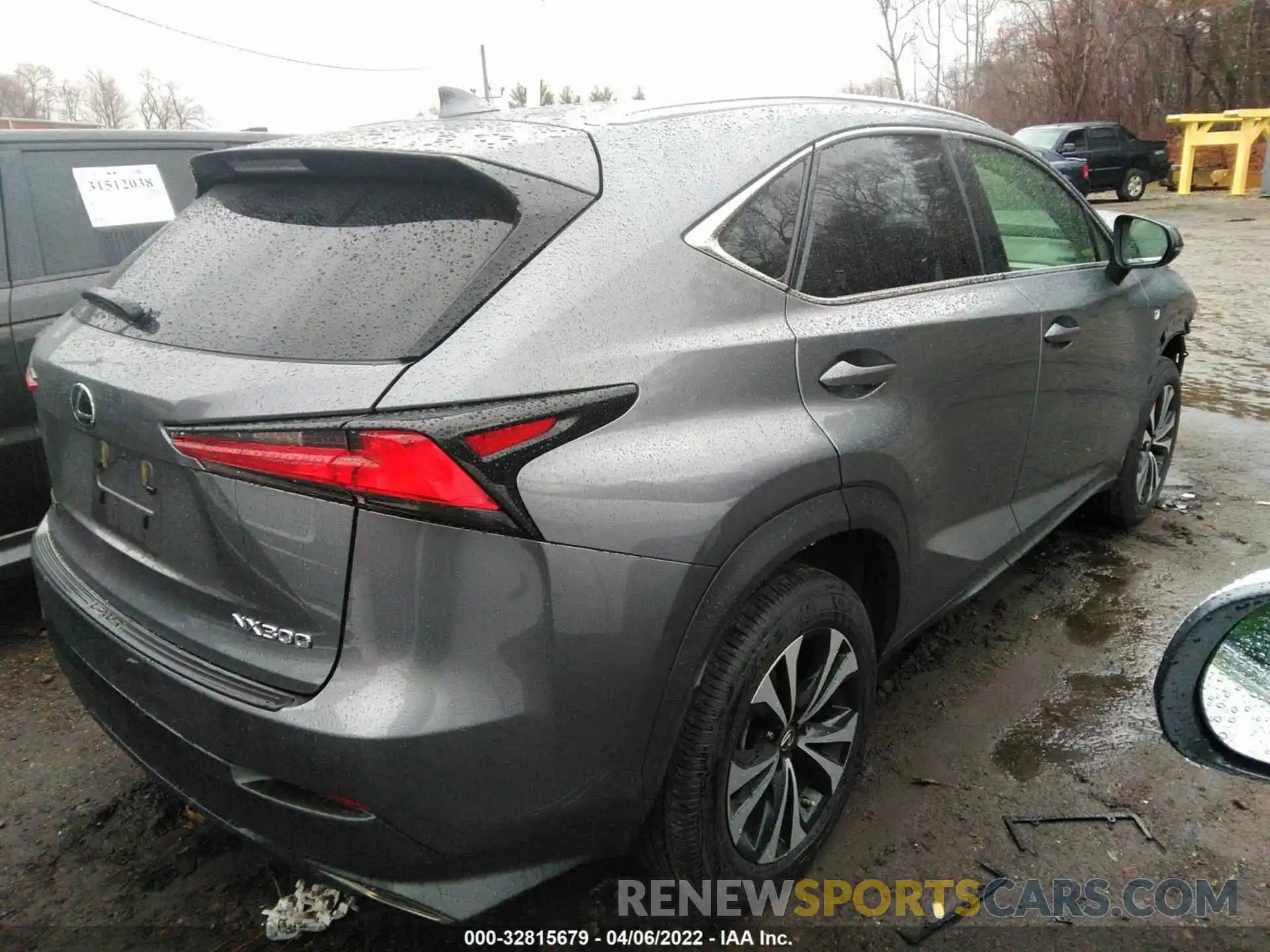 4 Фотография поврежденного автомобиля JTJSARDZ9M2254977 LEXUS NX 2021