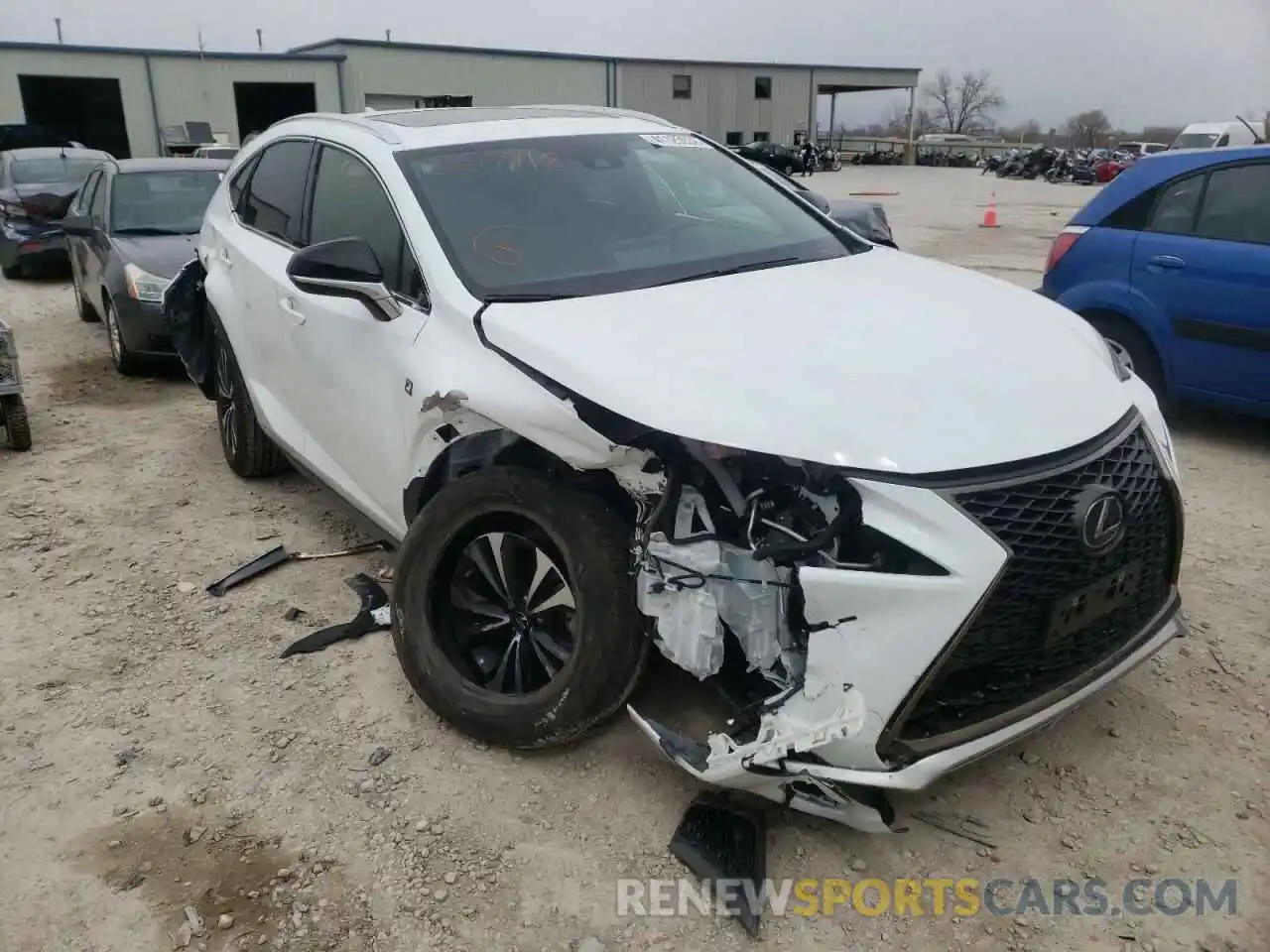 1 Photograph of a damaged car JTJSARDZ9M2257118 LEXUS NX 2021