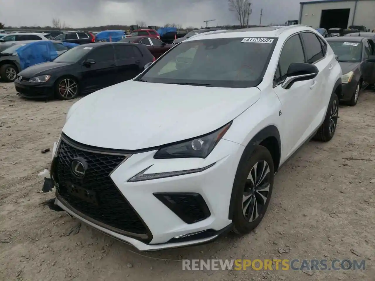 2 Фотография поврежденного автомобиля JTJSARDZ9M2257118 LEXUS NX 2021