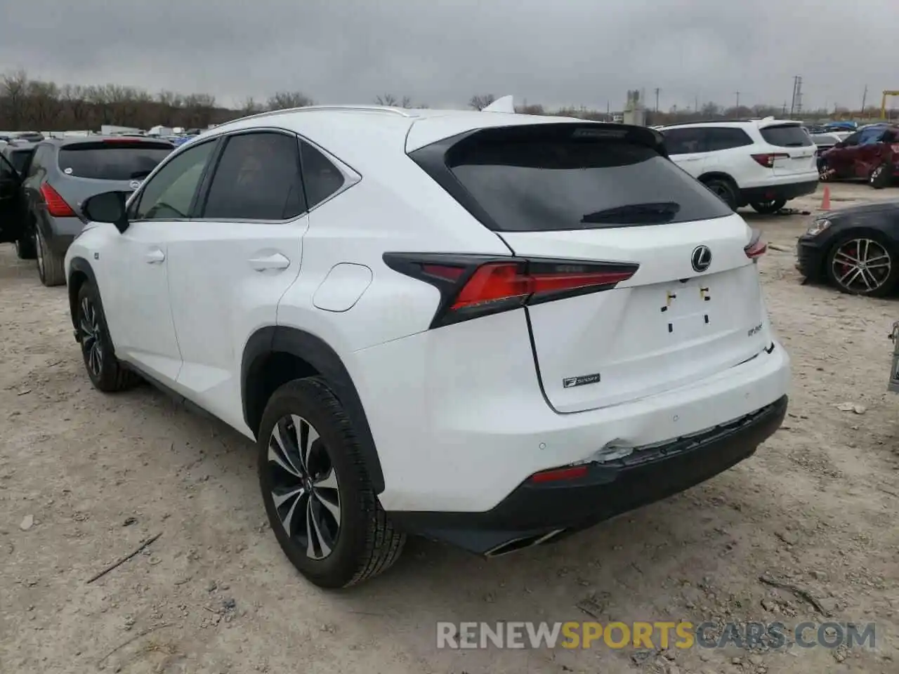 3 Фотография поврежденного автомобиля JTJSARDZ9M2257118 LEXUS NX 2021