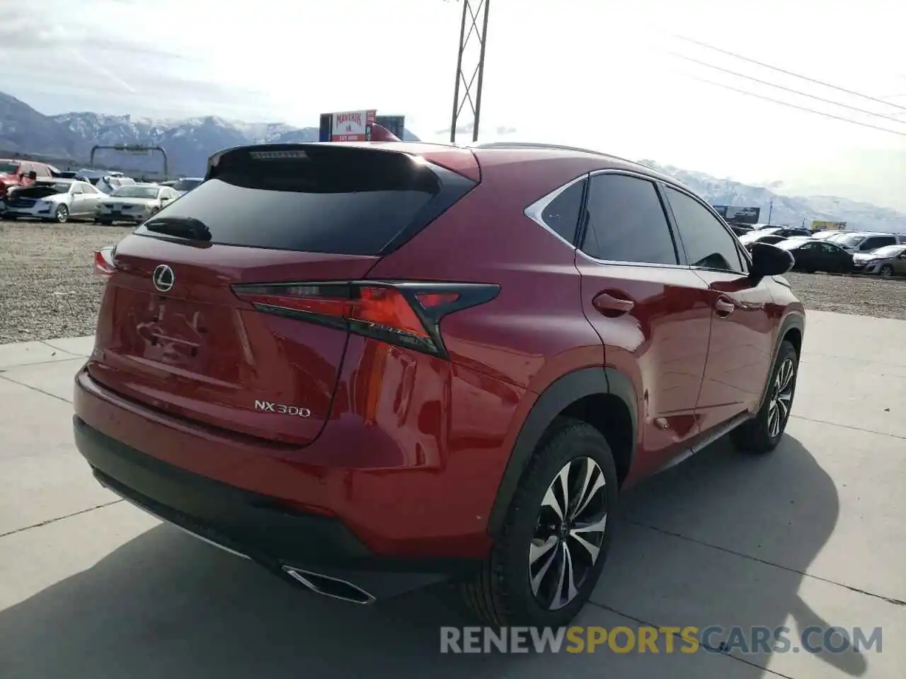 4 Фотография поврежденного автомобиля JTJSARDZ9M2262092 LEXUS NX 2021