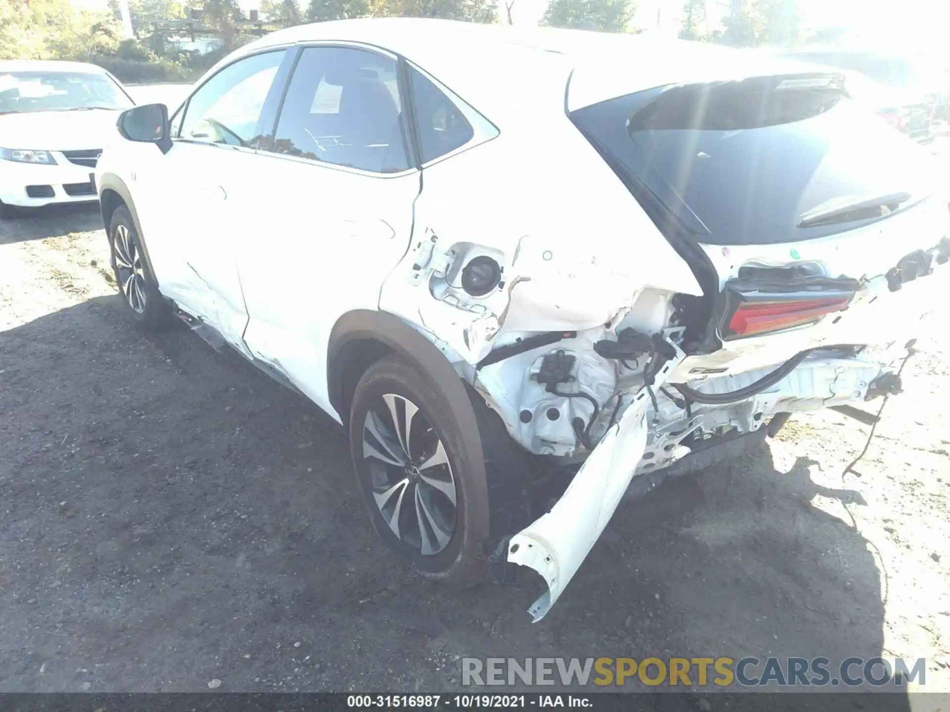 3 Photograph of a damaged car JTJSARDZXM2238299 LEXUS NX 2021