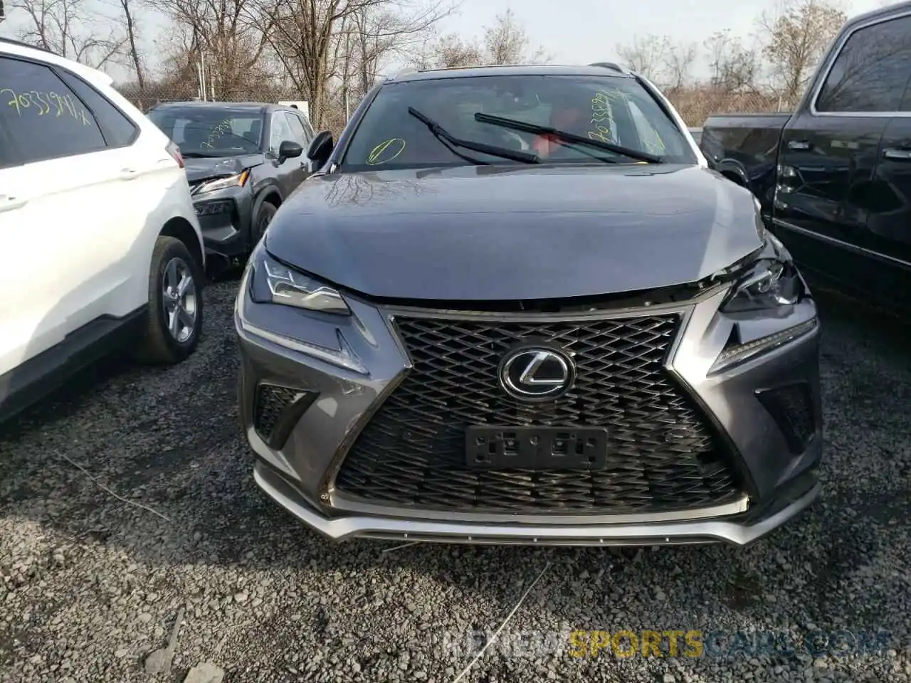 9 Фотография поврежденного автомобиля JTJSARDZXM2251487 LEXUS NX 2021