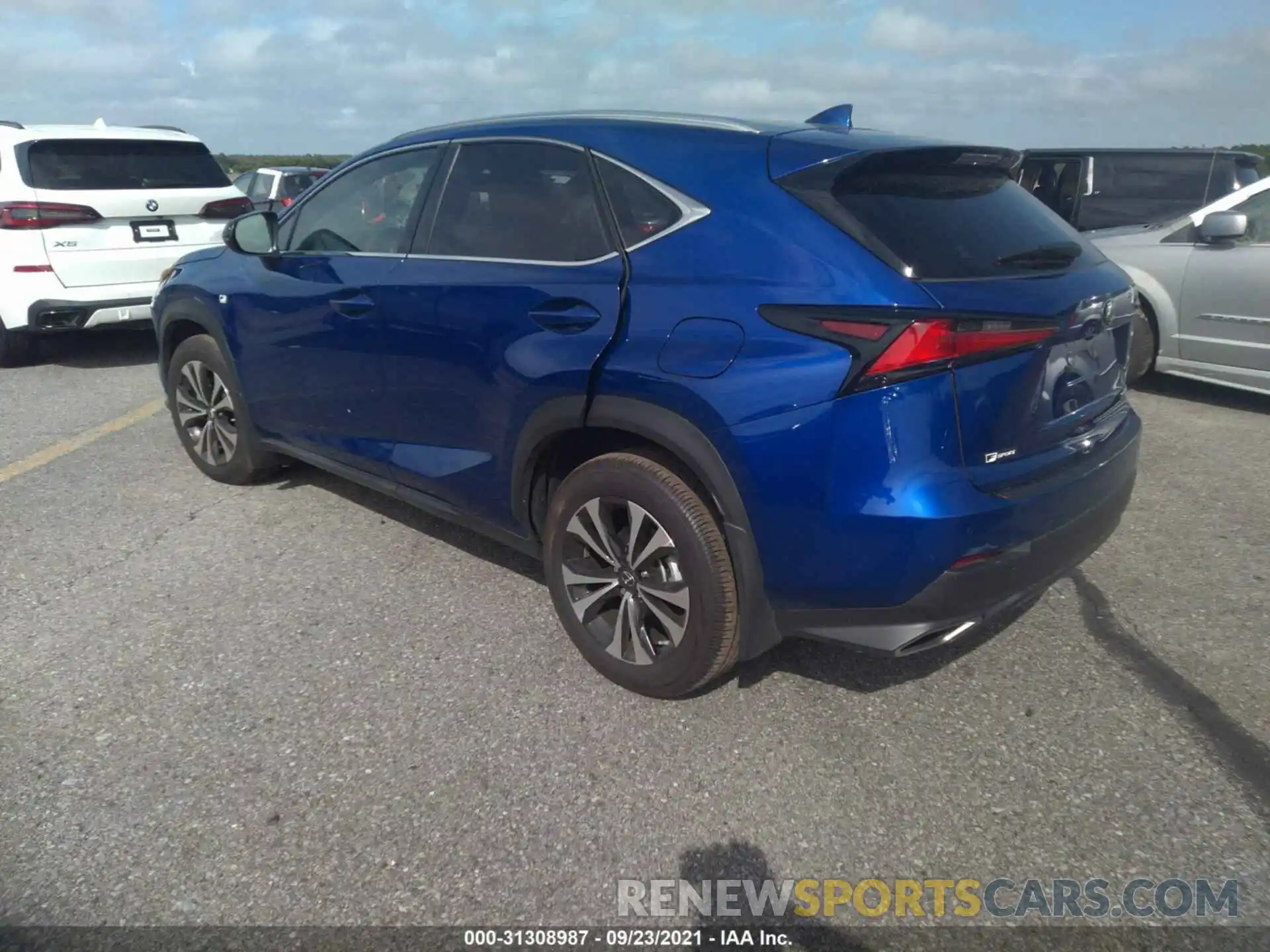 3 Фотография поврежденного автомобиля JTJSARDZXM2251750 LEXUS NX 2021