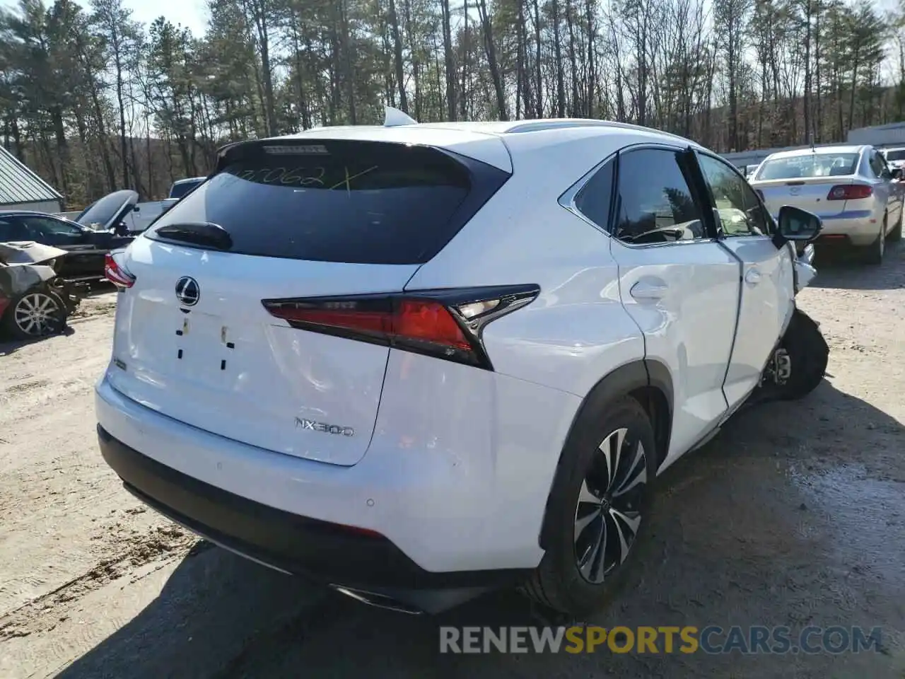 4 Photograph of a damaged car JTJSARDZXM2260805 LEXUS NX 2021