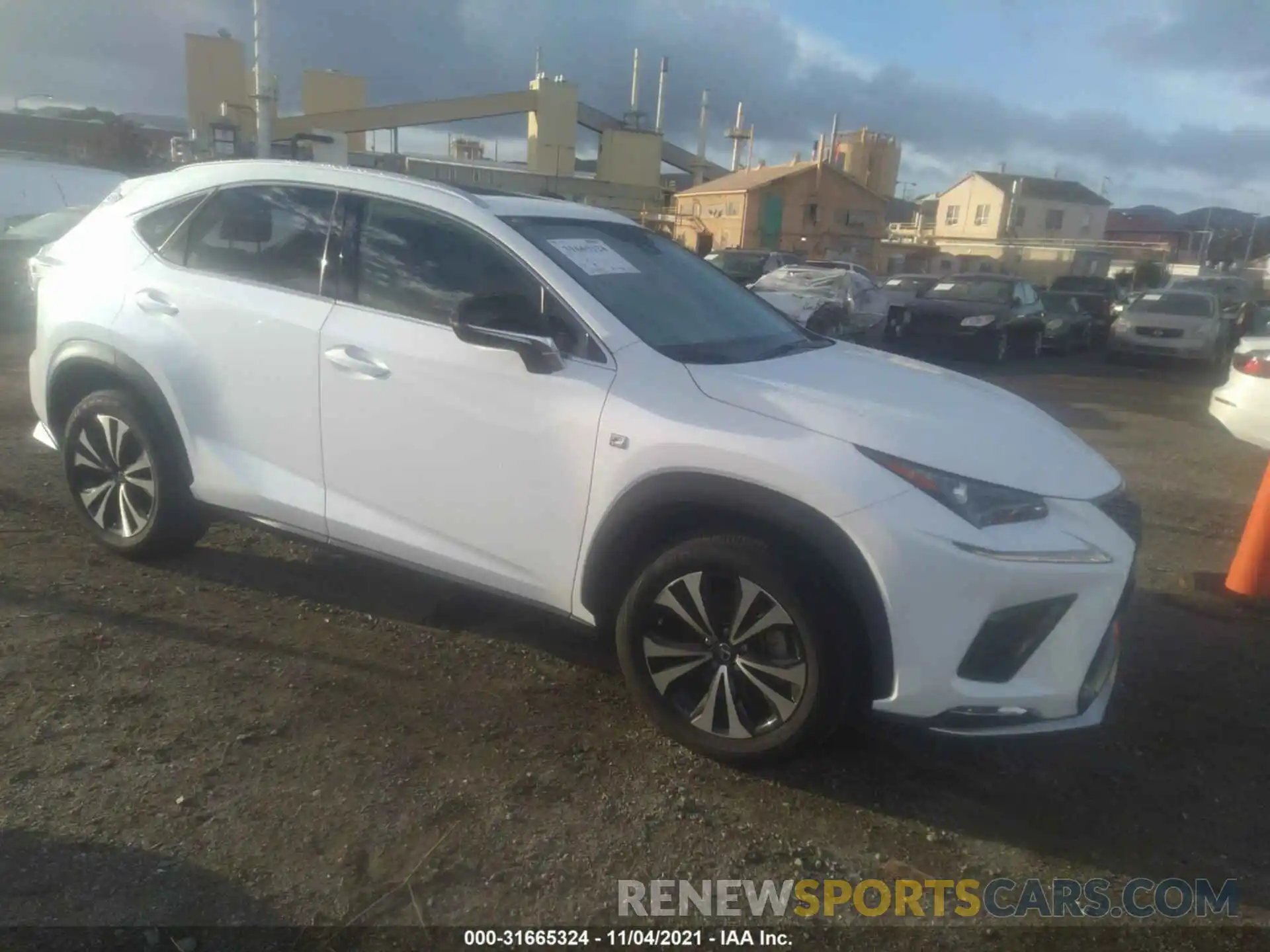 1 Photograph of a damaged car JTJSARDZXM5023164 LEXUS NX 2021