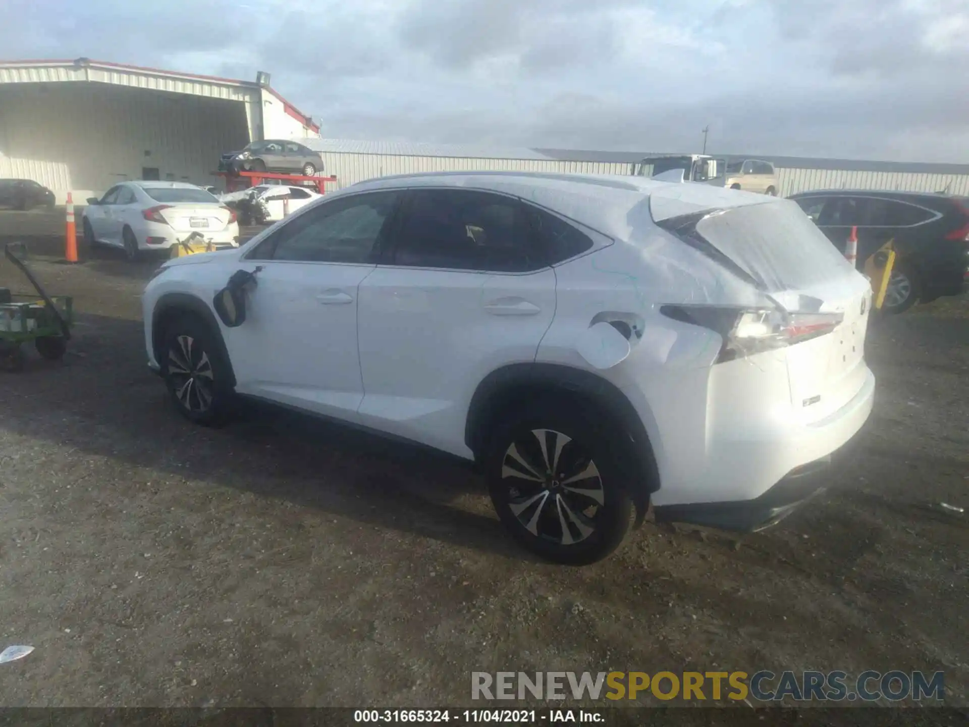 3 Фотография поврежденного автомобиля JTJSARDZXM5023164 LEXUS NX 2021