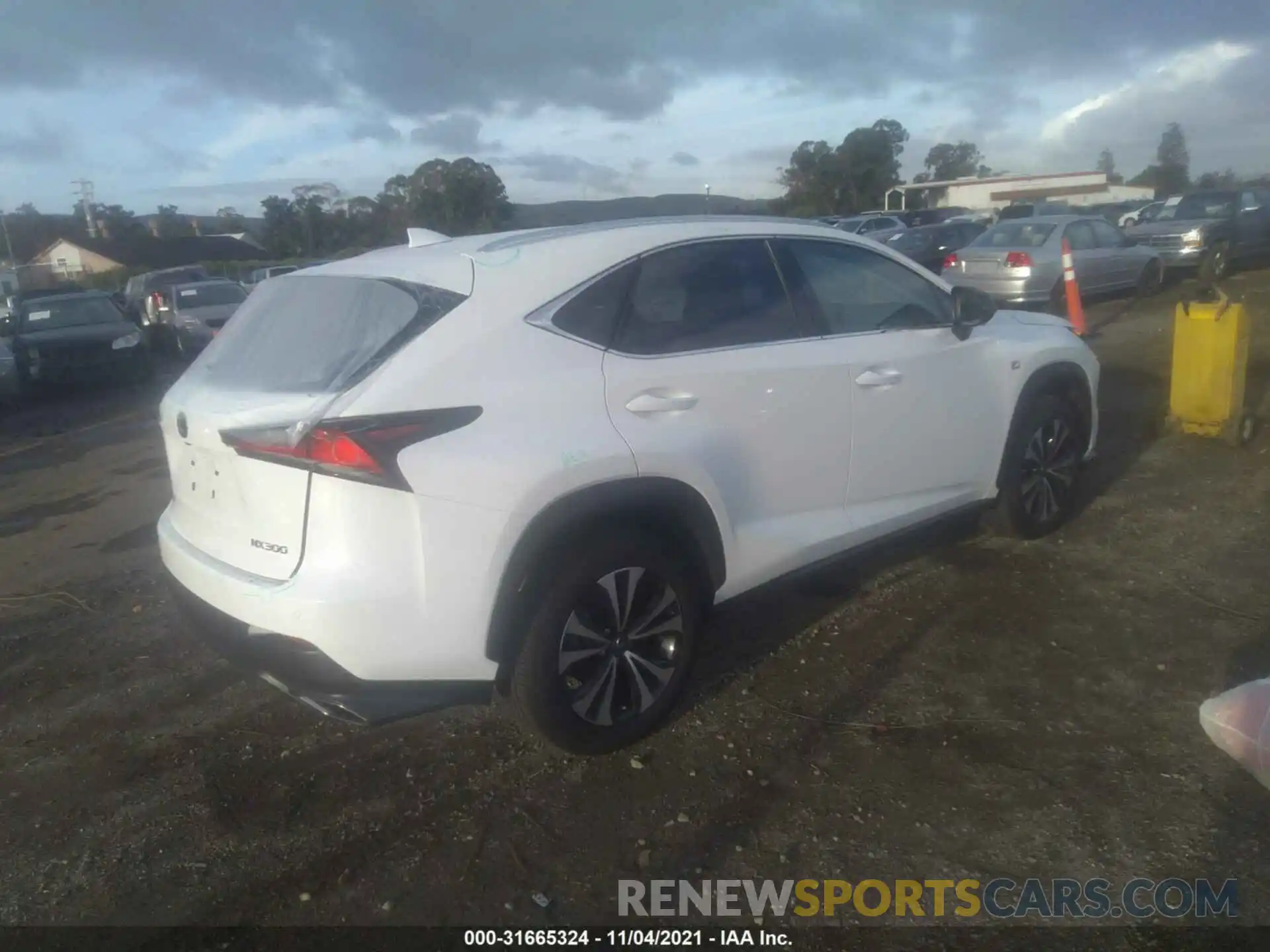 4 Photograph of a damaged car JTJSARDZXM5023164 LEXUS NX 2021