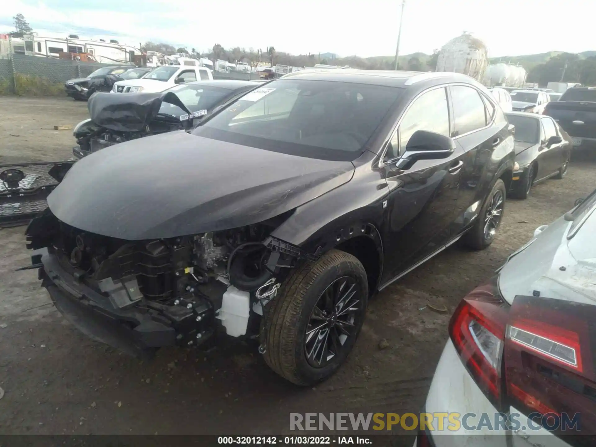 2 Photograph of a damaged car JTJSJRDZ0M2152807 LEXUS NX 2021