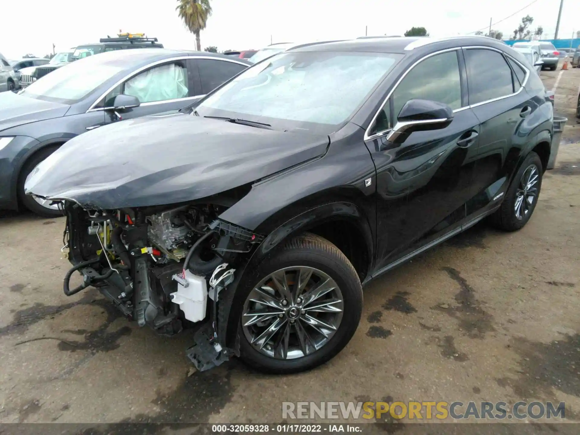 2 Photograph of a damaged car JTJSJRDZ1M2152251 LEXUS NX 2021