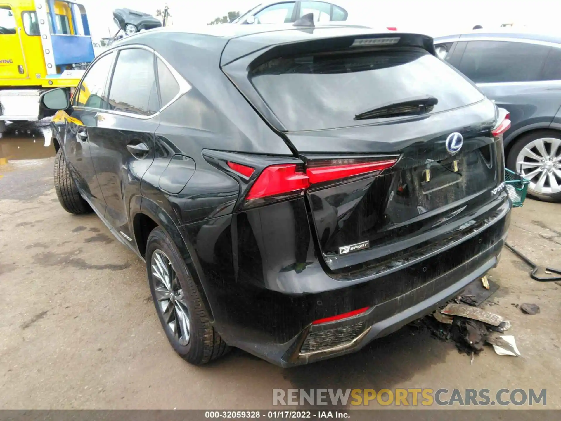 3 Фотография поврежденного автомобиля JTJSJRDZ1M2152251 LEXUS NX 2021