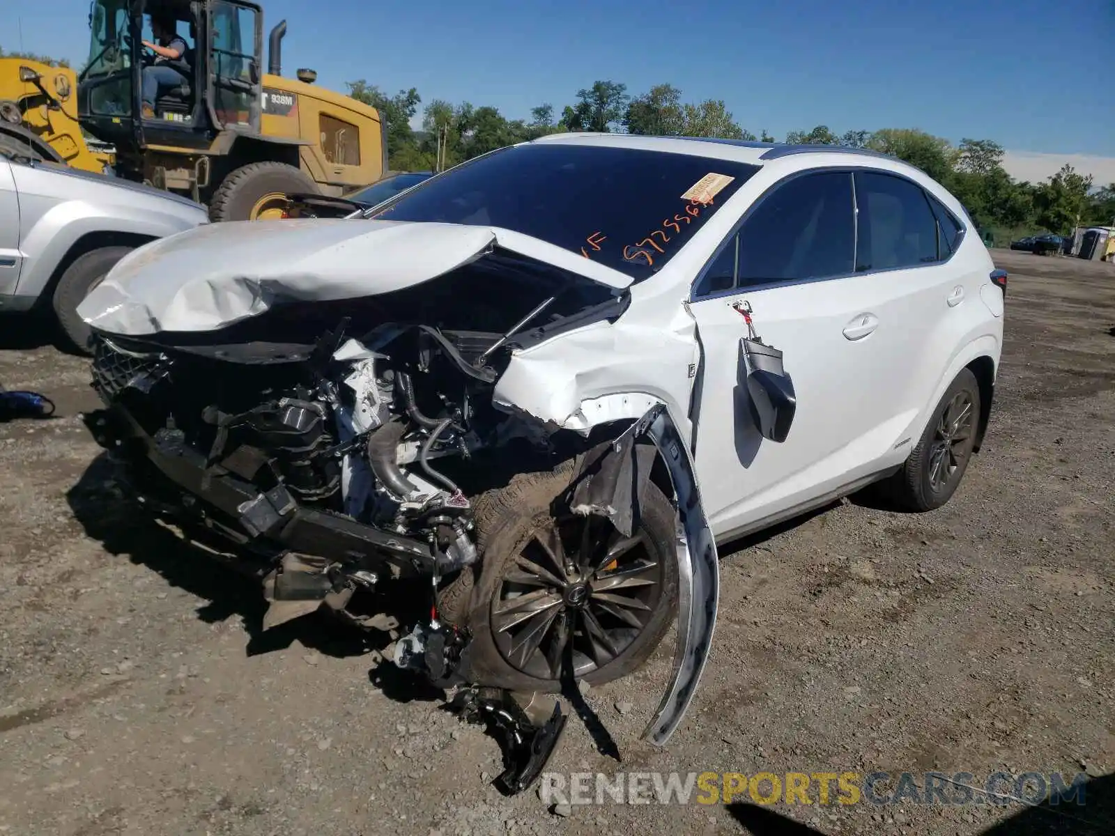 2 Photograph of a damaged car JTJSJRDZ4M5010653 LEXUS NX 2021