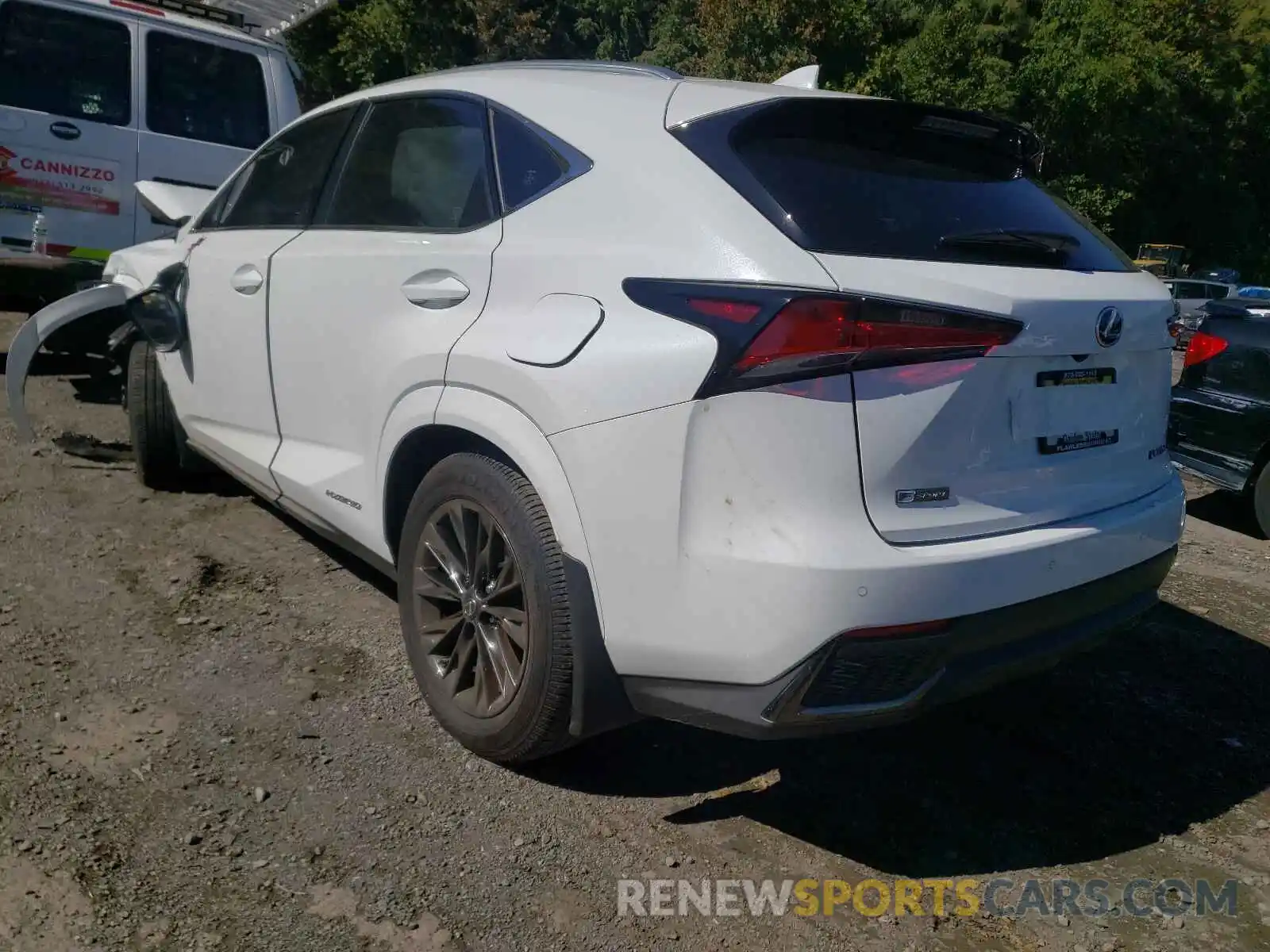 3 Фотография поврежденного автомобиля JTJSJRDZ4M5010653 LEXUS NX 2021