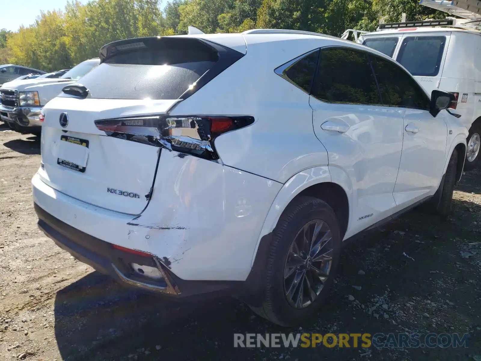 4 Фотография поврежденного автомобиля JTJSJRDZ4M5010653 LEXUS NX 2021