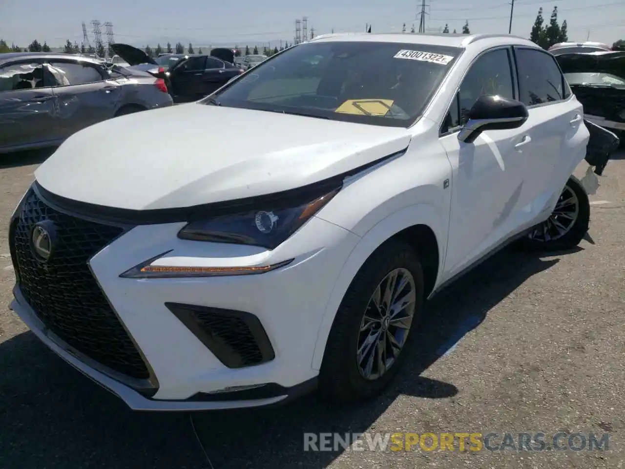 2 Photograph of a damaged car JTJSJRDZ5M2148641 LEXUS NX 2021