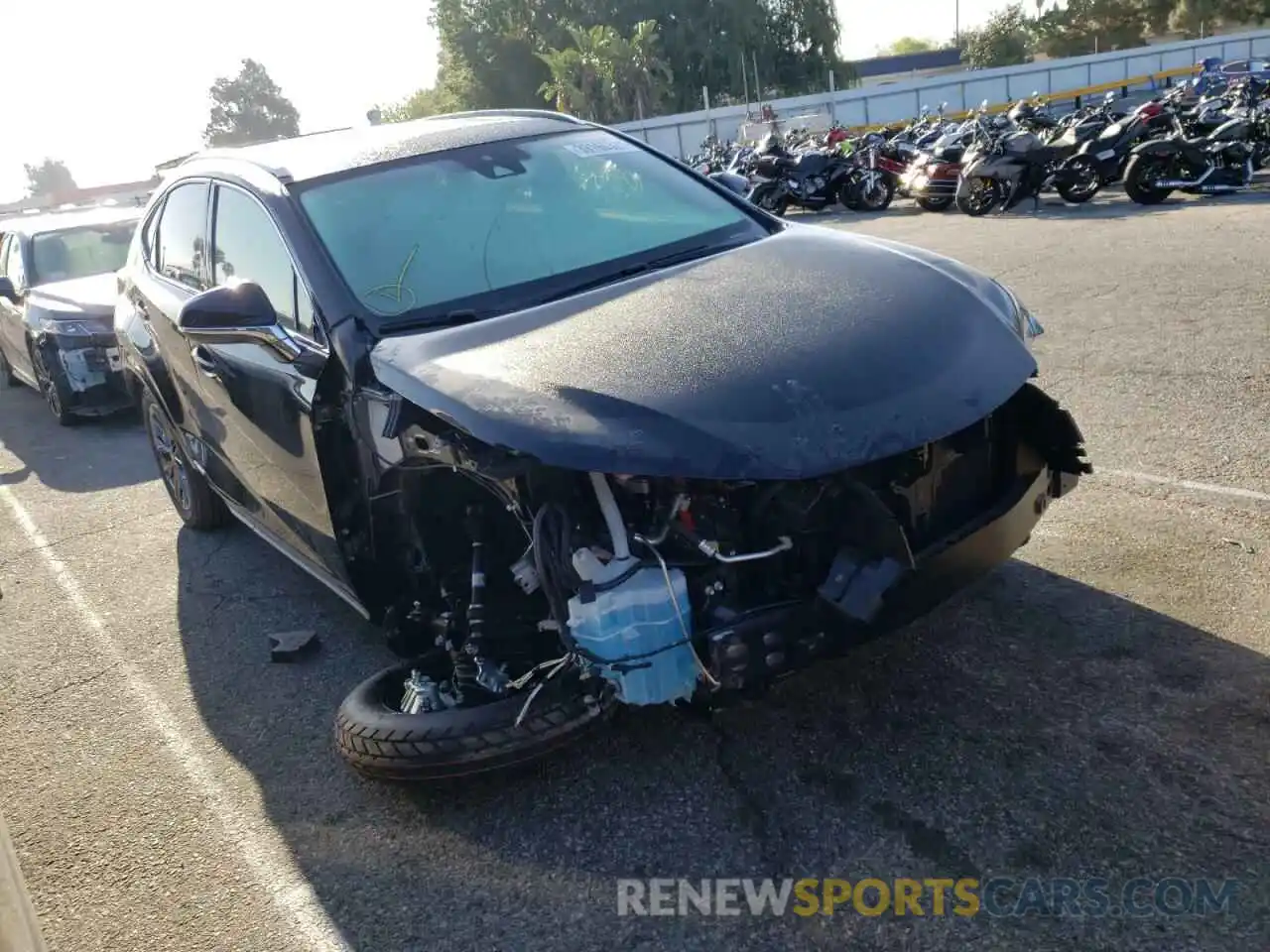 1 Photograph of a damaged car JTJSJRDZ7M2153985 LEXUS NX 2021