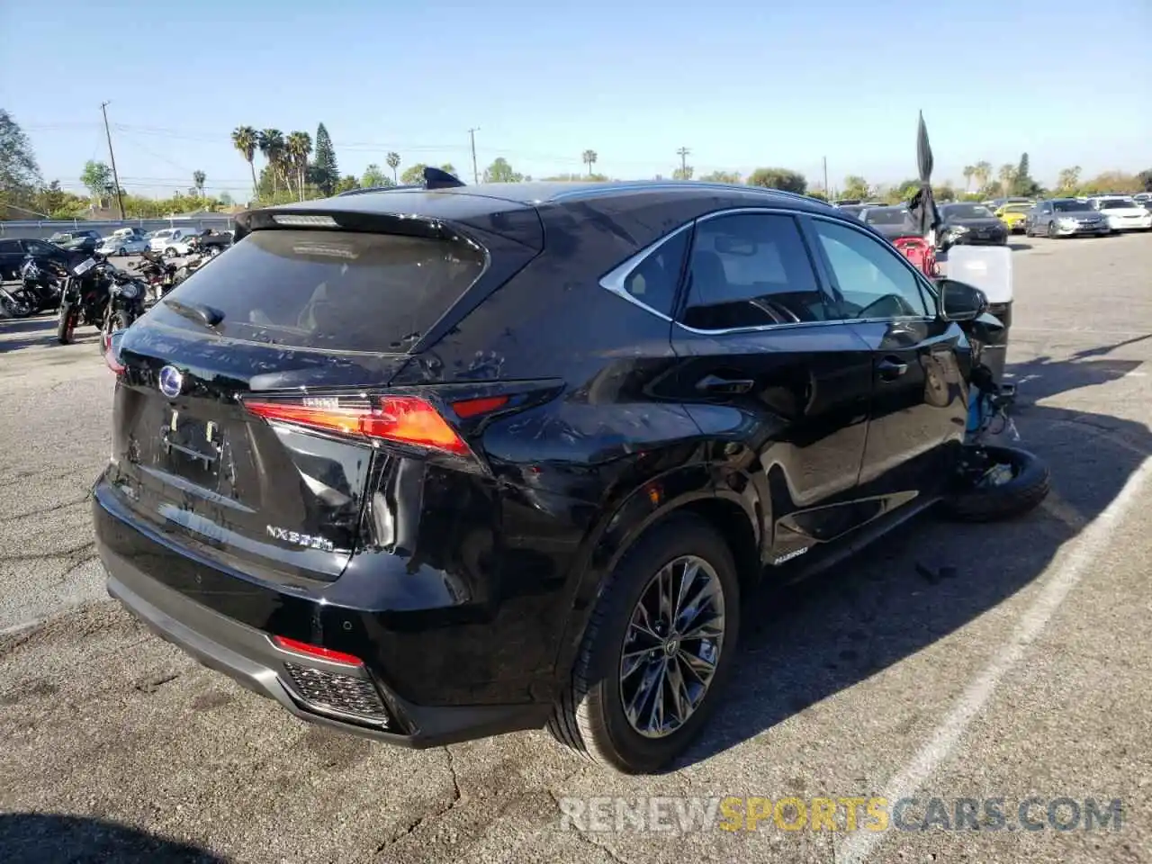 4 Фотография поврежденного автомобиля JTJSJRDZ7M2153985 LEXUS NX 2021