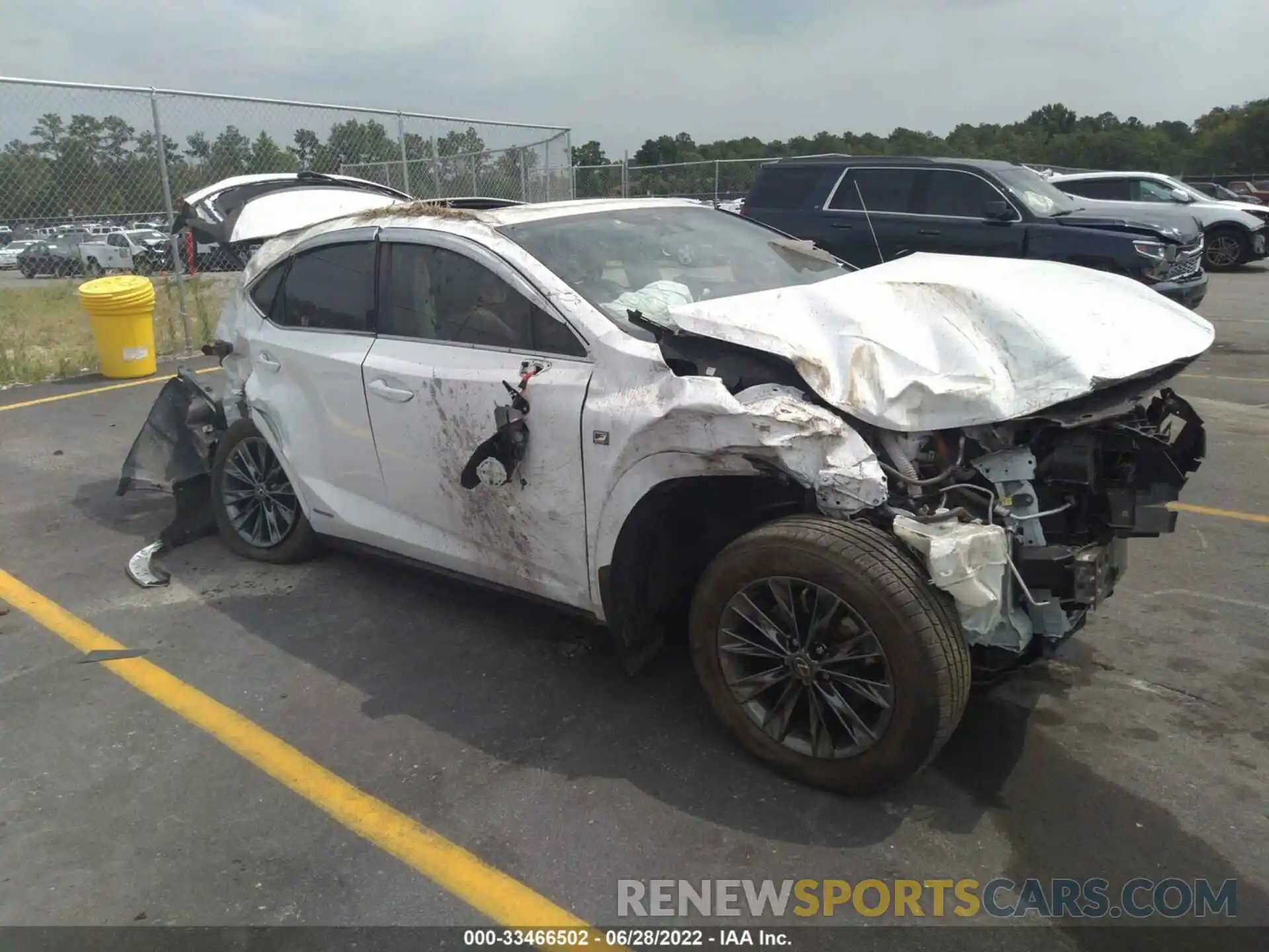 1 Photograph of a damaged car JTJSJRDZ9M5010485 LEXUS NX 2021