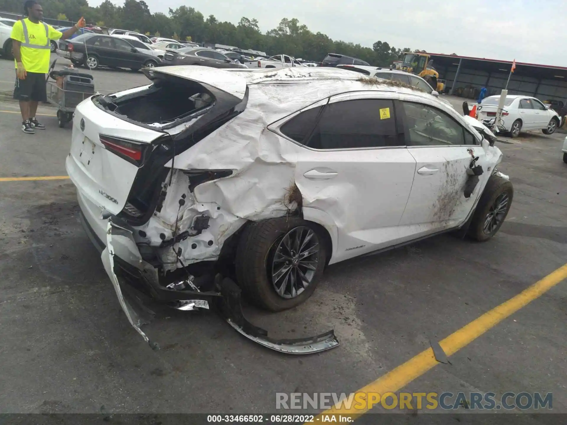 4 Photograph of a damaged car JTJSJRDZ9M5010485 LEXUS NX 2021