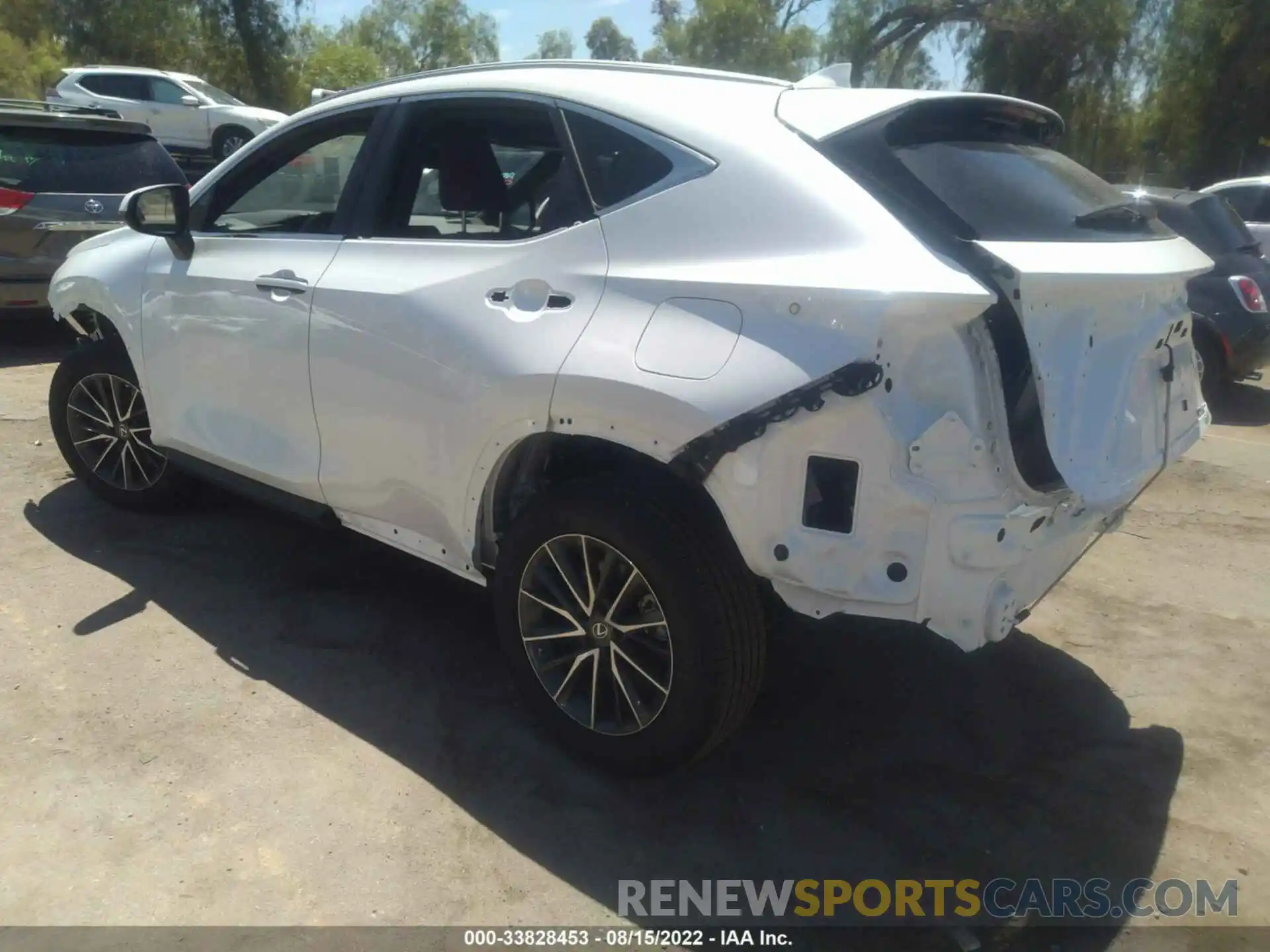 3 Photograph of a damaged car 2T2AGCEZ7NC002054 LEXUS NX 2022