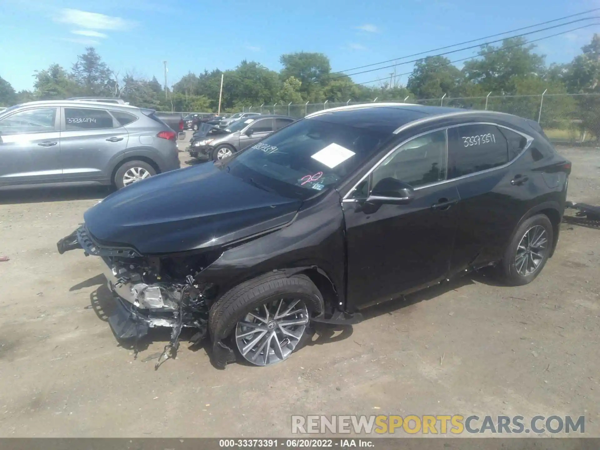 2 Photograph of a damaged car 2T2AKCEZ5NC002181 LEXUS NX 2022