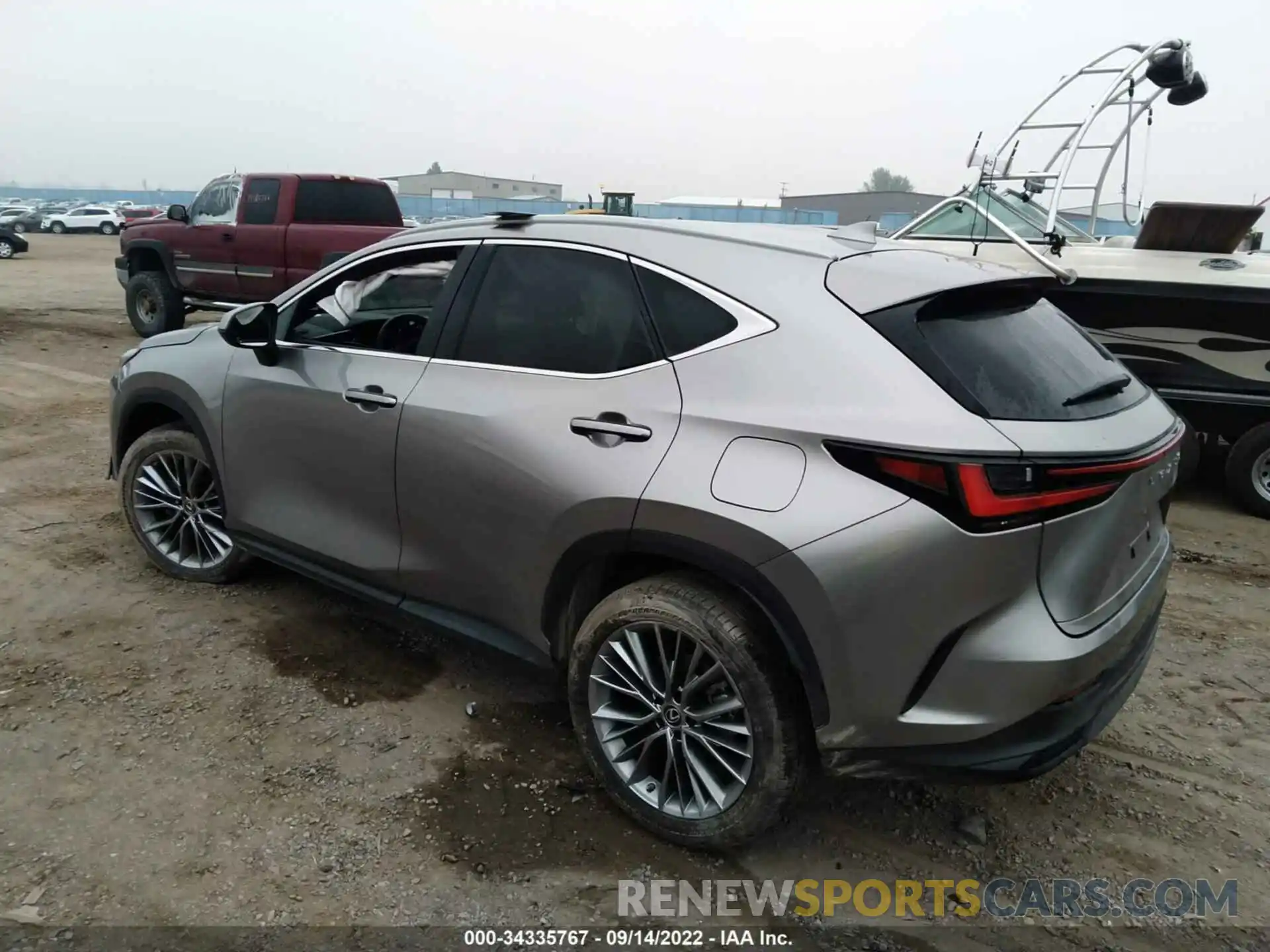 3 Photograph of a damaged car 2T2GKCEZ9NC001075 LEXUS NX 2022