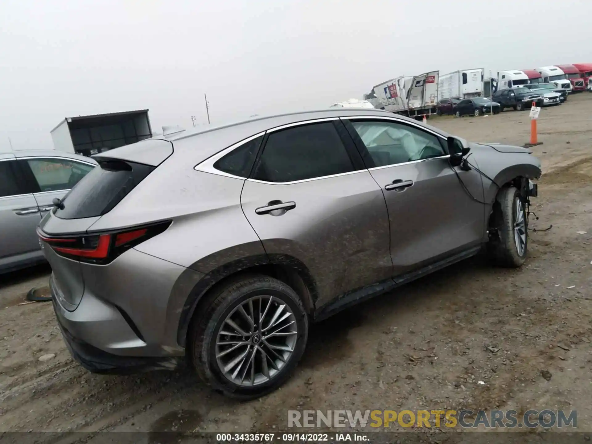 4 Photograph of a damaged car 2T2GKCEZ9NC001075 LEXUS NX 2022