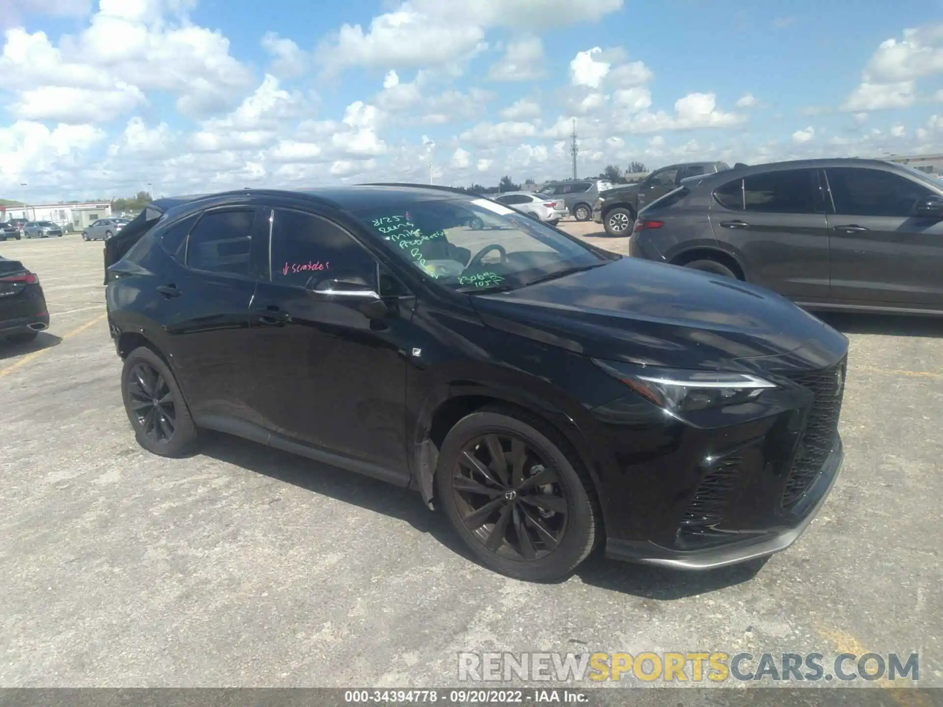 1 Photograph of a damaged car 2T2KGCEZ8NC006103 LEXUS NX 2022