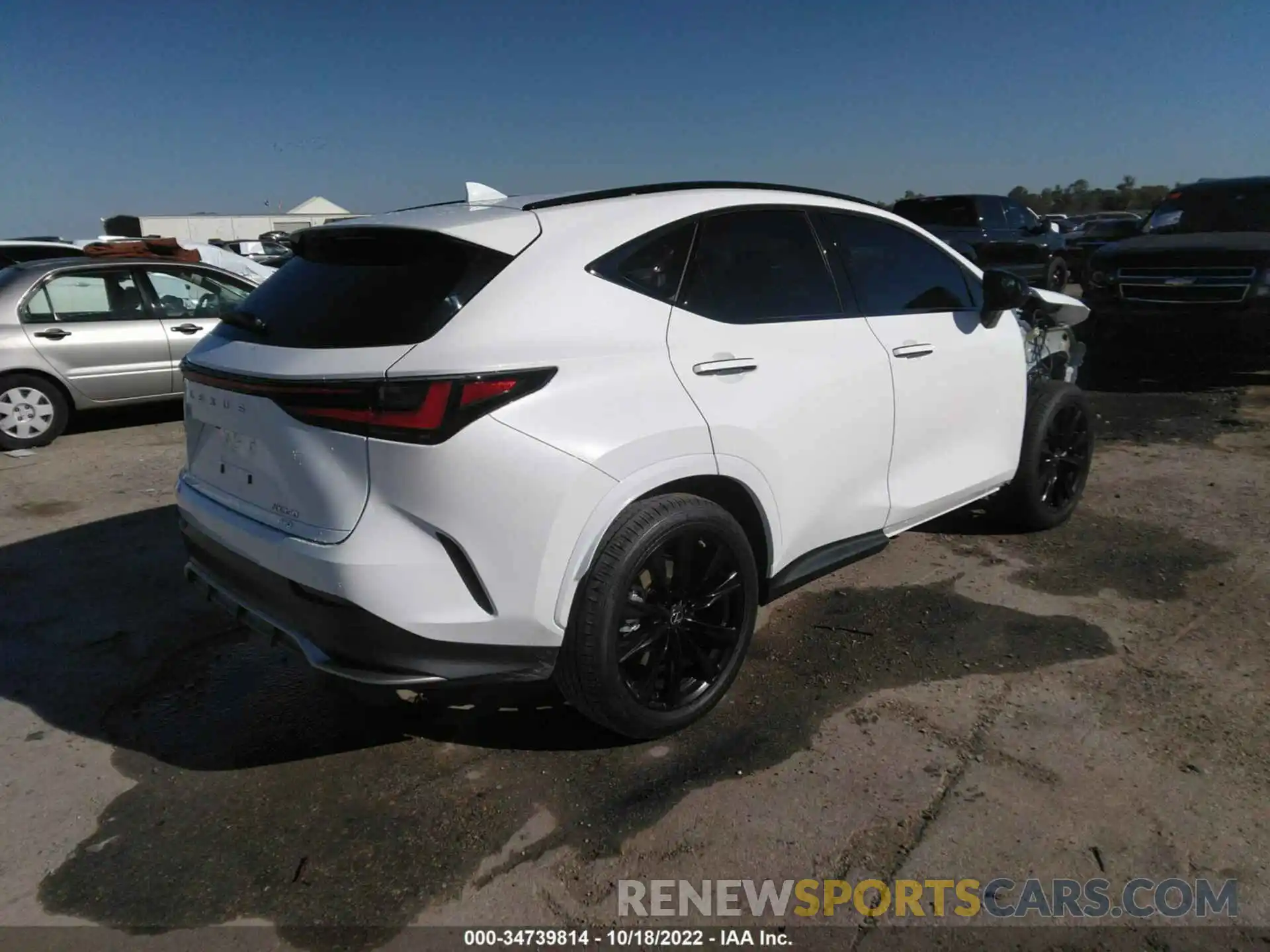 4 Photograph of a damaged car 2T2KGCEZXNC004997 LEXUS NX 2022