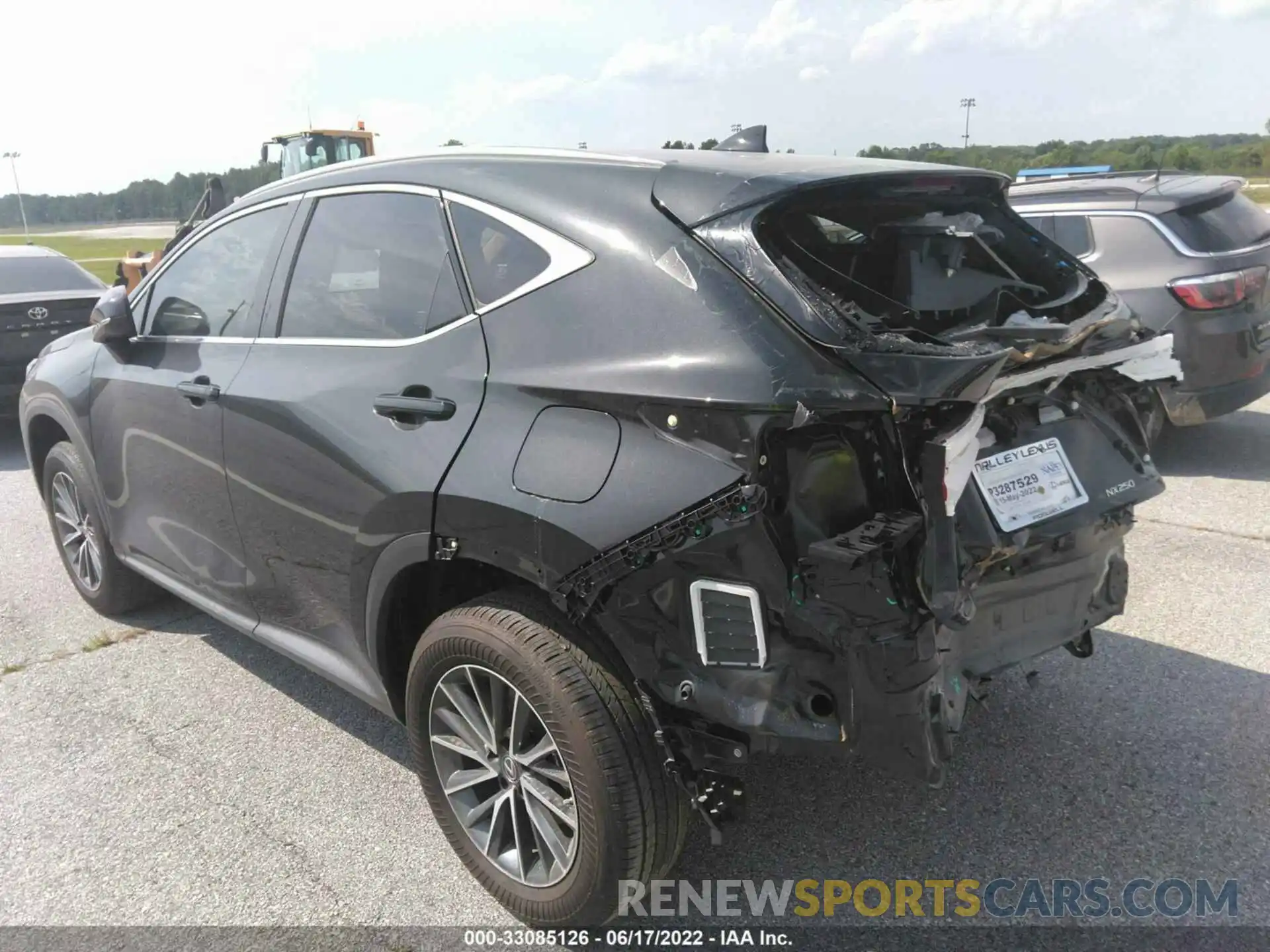 3 Photograph of a damaged car JTJADCAZ6N2000116 LEXUS NX 2022