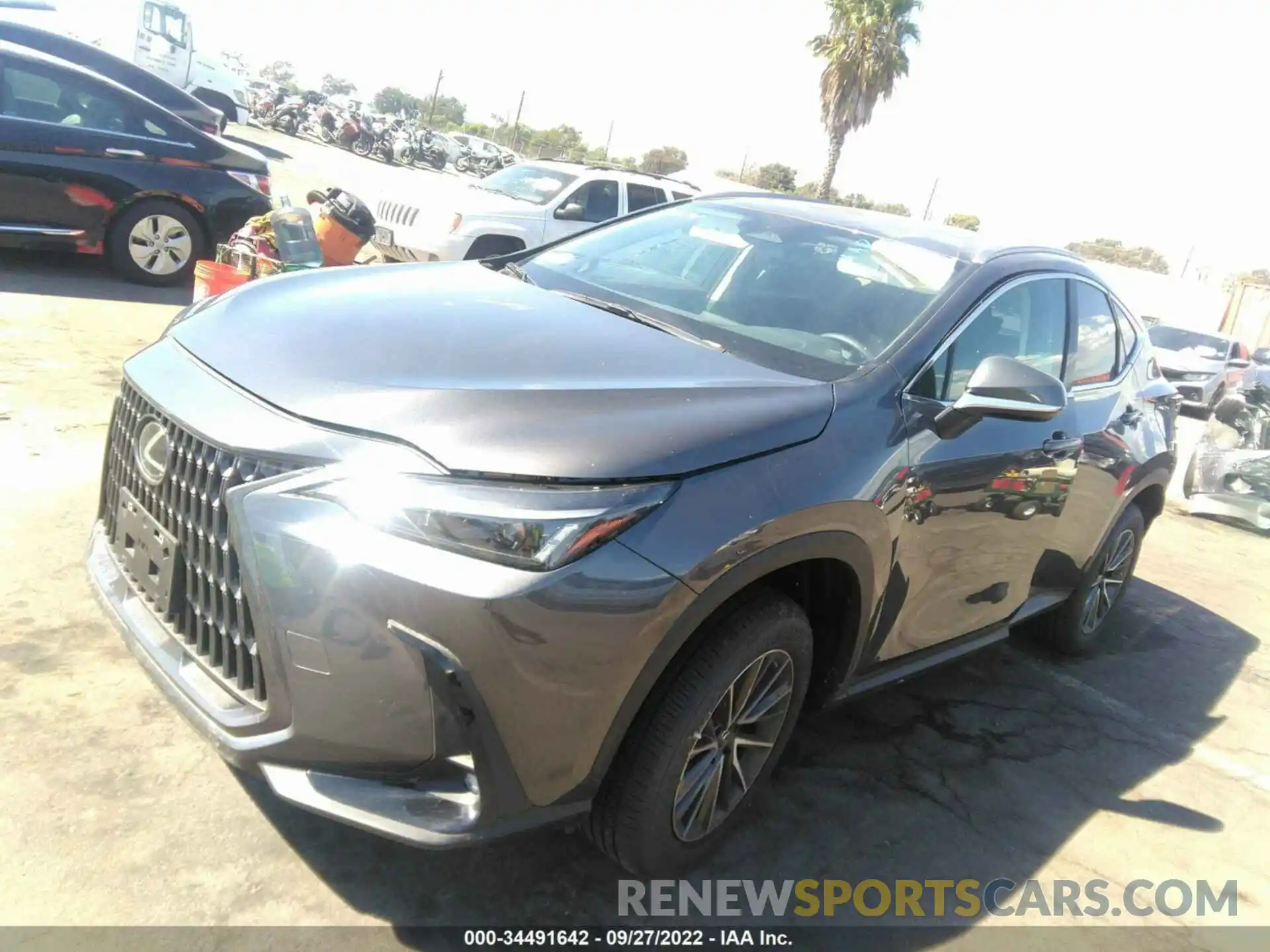 2 Photograph of a damaged car JTJAGCEZ7N2000420 LEXUS NX 2022