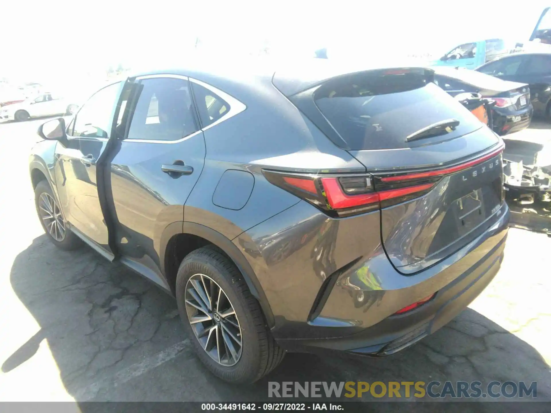 3 Photograph of a damaged car JTJAGCEZ7N2000420 LEXUS NX 2022